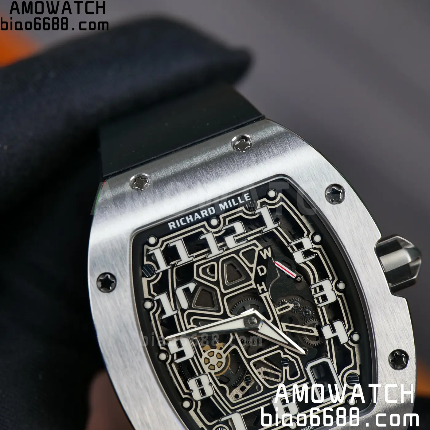 RICHARD MILLE RM67-01 AVF Best Edition Skeleton Dial on Black Rubber Strap CRMA6 99 a2453c09dcb63ed 阿默表行AmoWatch