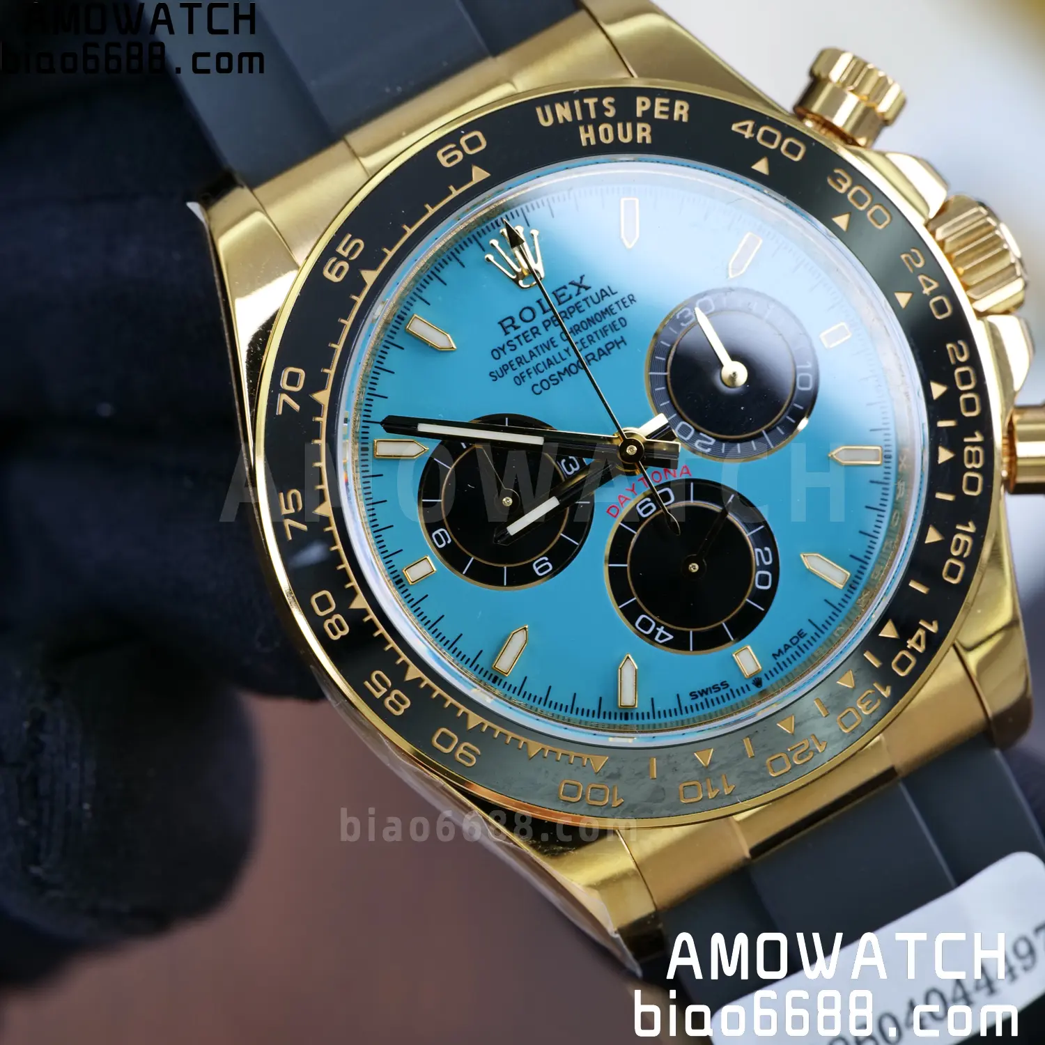 Custom Made Rolex Daytona M126518LN QF 4131 18K Yellow Gold Plated (Weighted) 92 a356f1f6129b5b5 AMO Watch