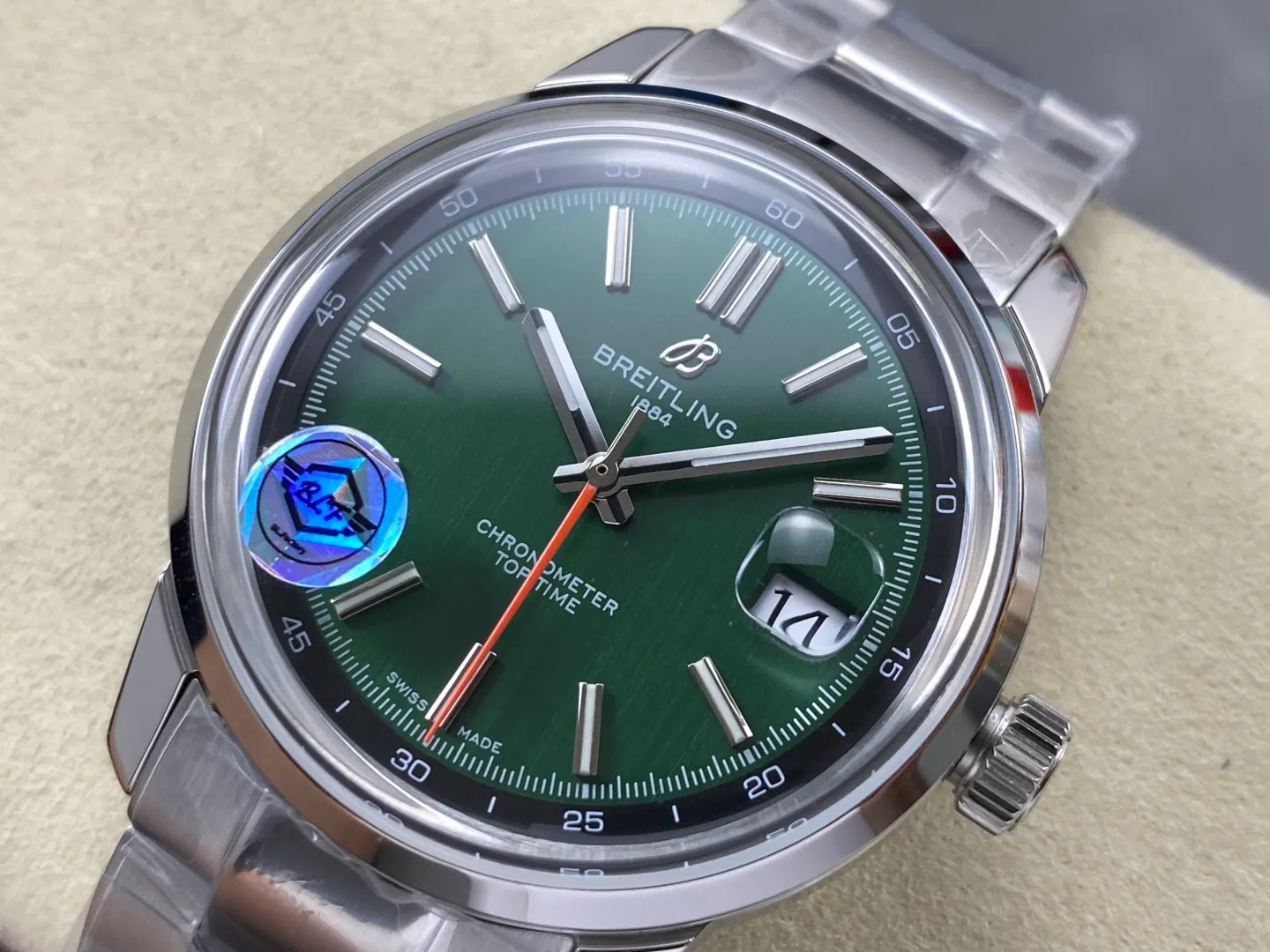 Breitling Top Time B31 BLF 1:1 Best Edition Green Dial on SS Bracelet AB31 24 a4786e215fd1ffa 阿默表行AmoWatch