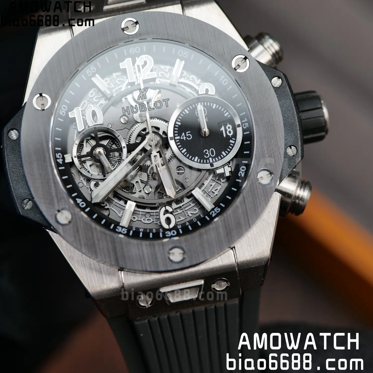 HUBLOT Big Bang Unico 42mm SS BBF 1:1 Best Edition Skeleton Dial on Black Rubber Strap A1280 V2 89 a784cbf85f8ab0e AMO Watch