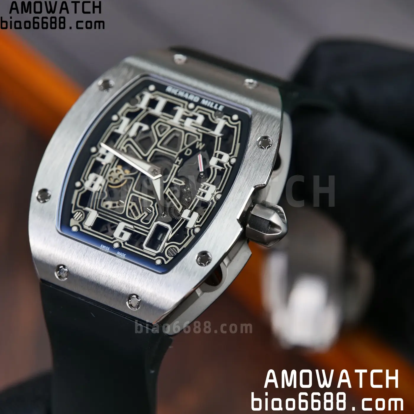 RICHARD MILLE RM67-01 AVF Best Edition Skeleton Dial on Black Rubber Strap CRMA6 92 a7cbeaafc485ba0 阿默表行AmoWatch
