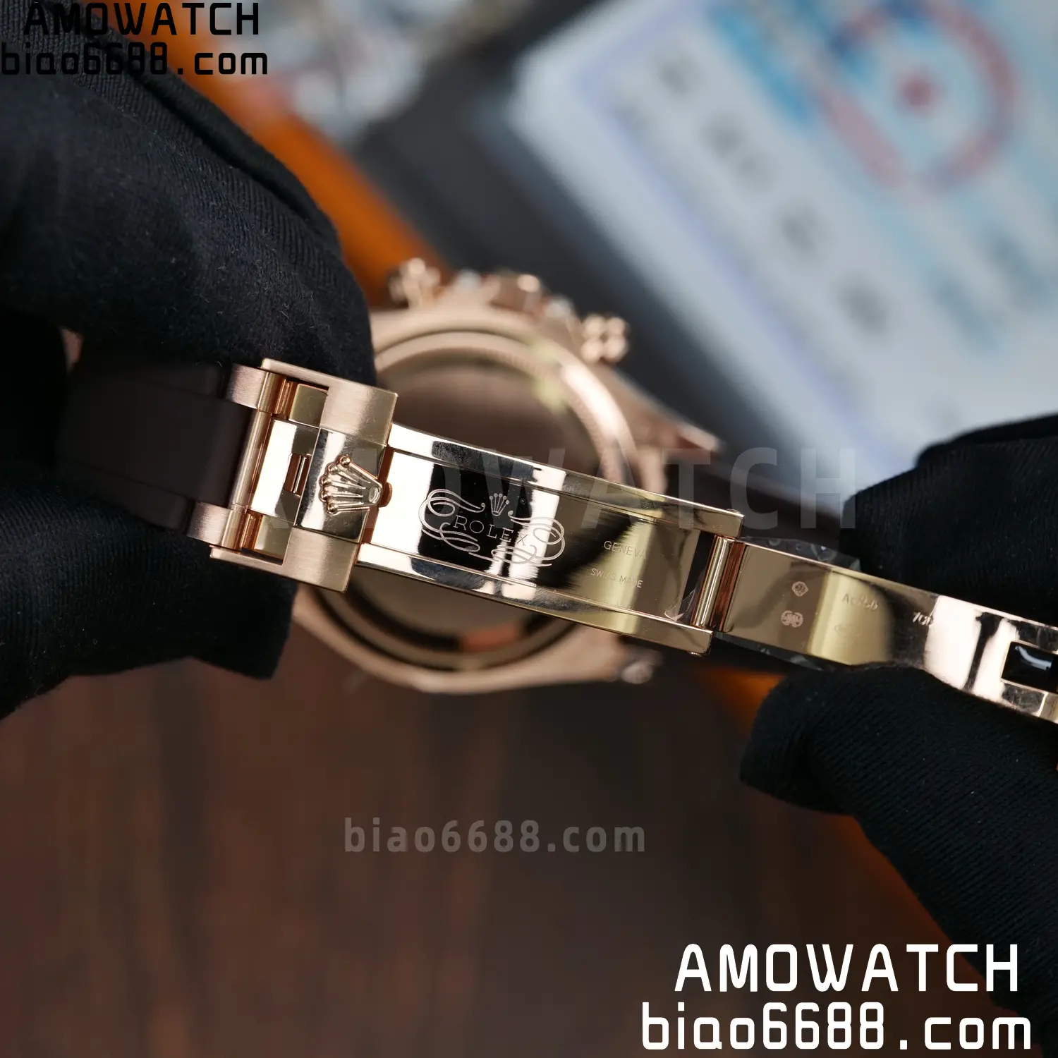 Custom Made Rolex Giraffe Daytona 126555 Mossanite with Brown Strap VS4131 (Weighted) 91 a8644fb478060a1 阿默表行AmoWatch