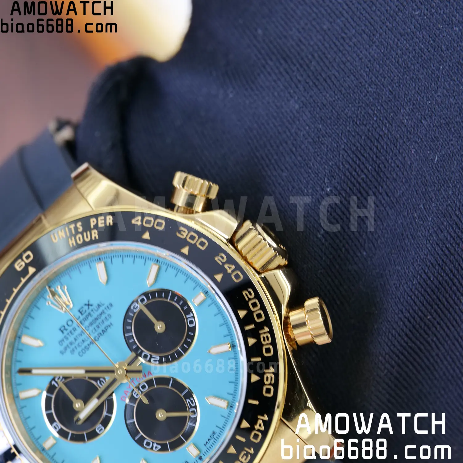 Custom Made Rolex Daytona M126518LN QF 4131 18K Yellow Gold Plated (Weighted) 105 a89ff2262d29a05 AMO Watch