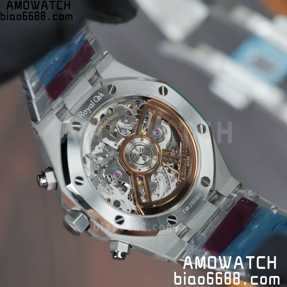 Royal Oak Chrono 26240 SS TOPF 1:1 Best Edition Green Dial on SS Bracelet SA4401 Super Clone 106 a8e6f03a86a6546 阿默表行AmoWatch