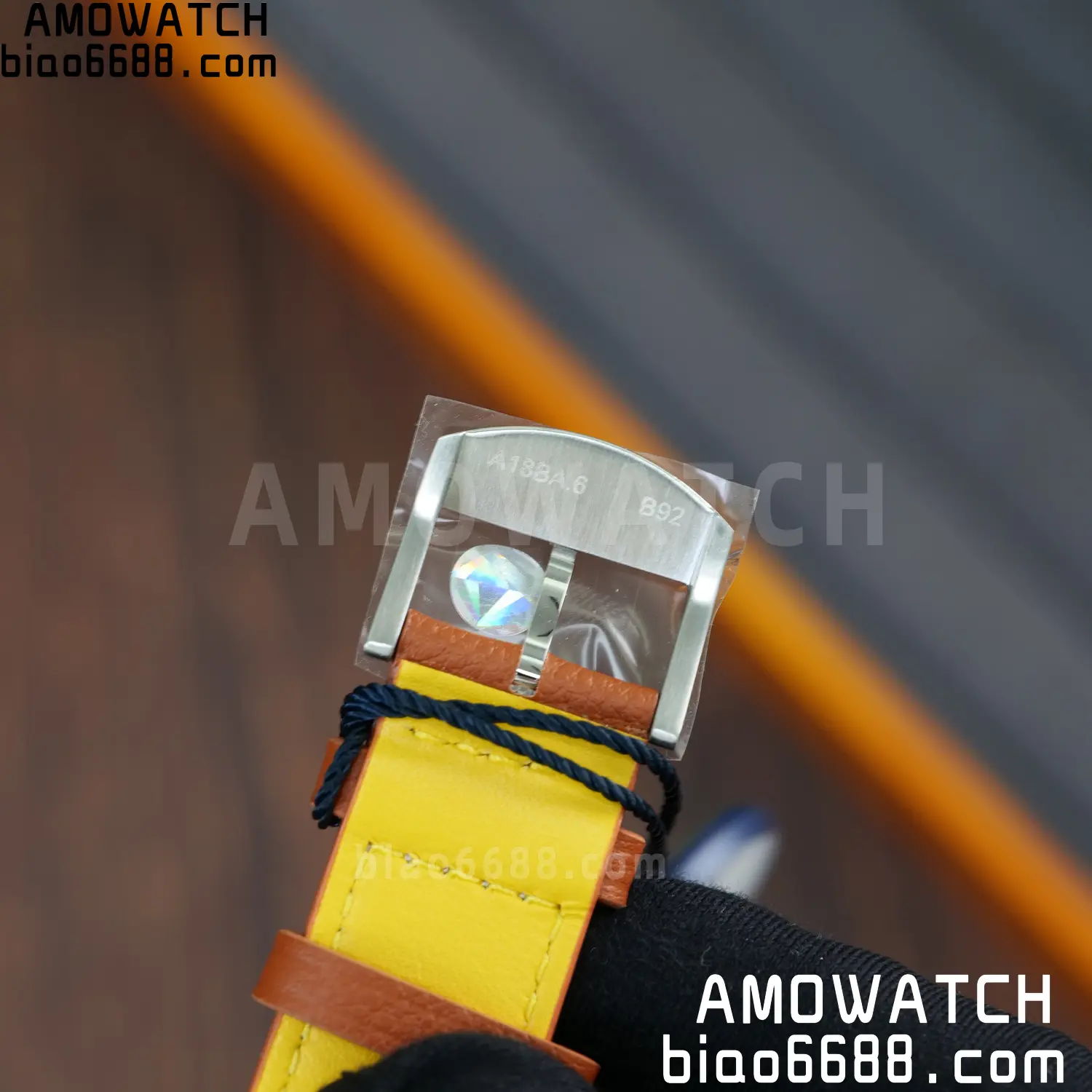 BREITLING Top Time B31 BLF 1:1 Best Edition White Dial Orange Hand on Brown Leather Strap 106 a9c74a757b2760f 阿默表行AmoWatch