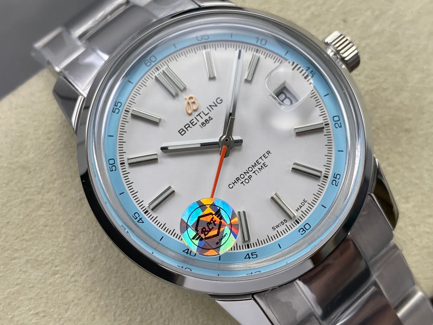 Breitling Top Time B31 BLF 1:1 Best Edition White Dial on SS Bracelet AB31 29 aa8d3e70ae6dc3b 阿默表行AmoWatch