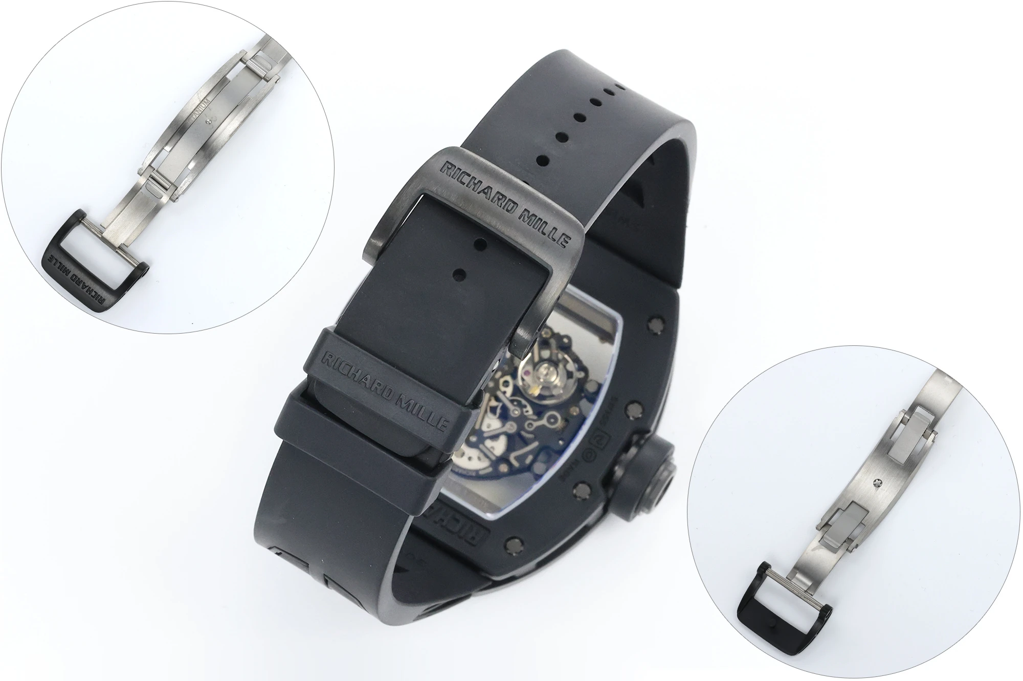 Richard Mille RM055 Black Ceramic ZF 1:1 Best Edition White Bezel Black Crown RMUL2 Super Clone V3 27 aa9caf5d911be7c 阿默表行AmoWatch
