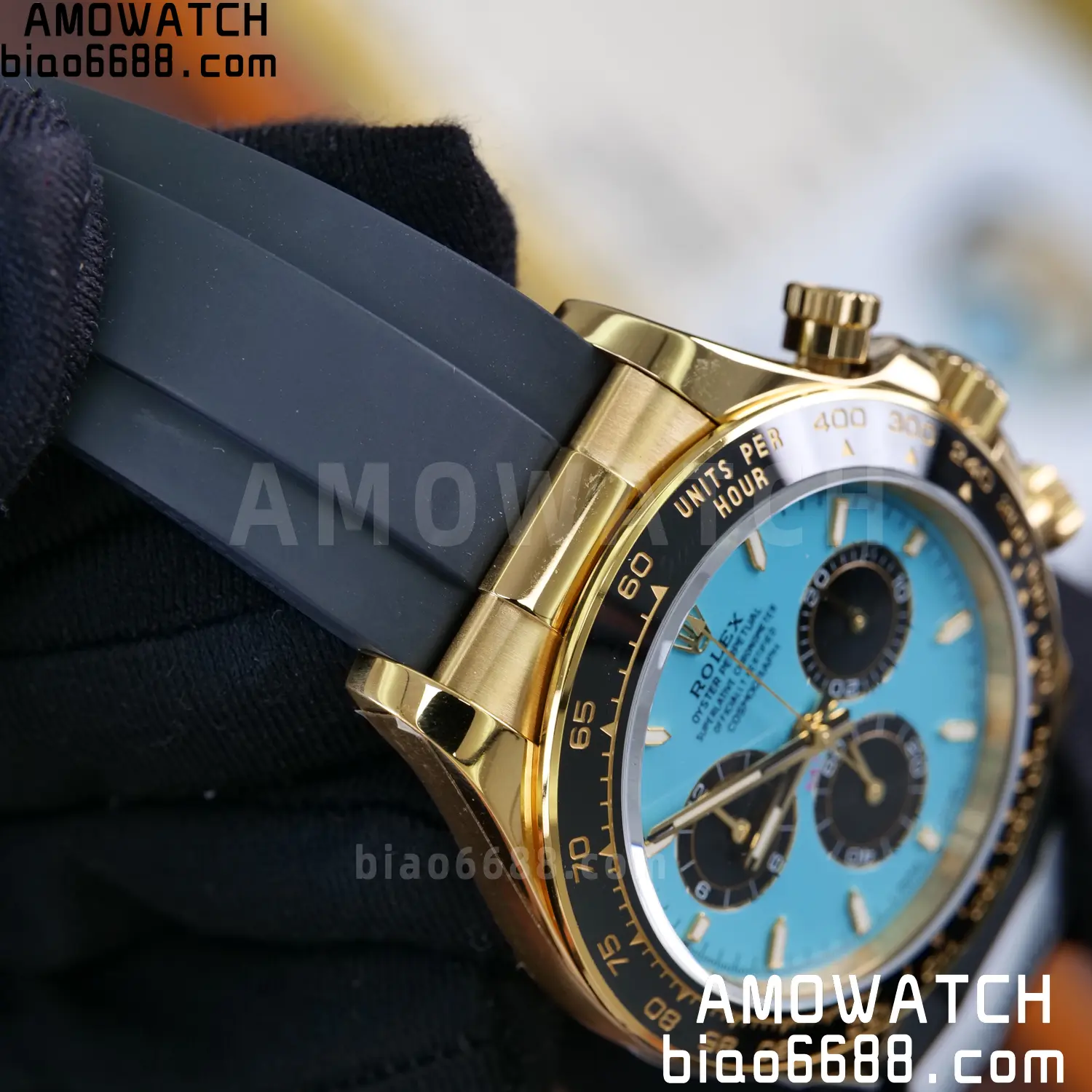 Custom Made Rolex Daytona M126518LN QF 4131 18K Yellow Gold Plated (Weighted) 90 ab8c33243d91bc9 AMO Watch