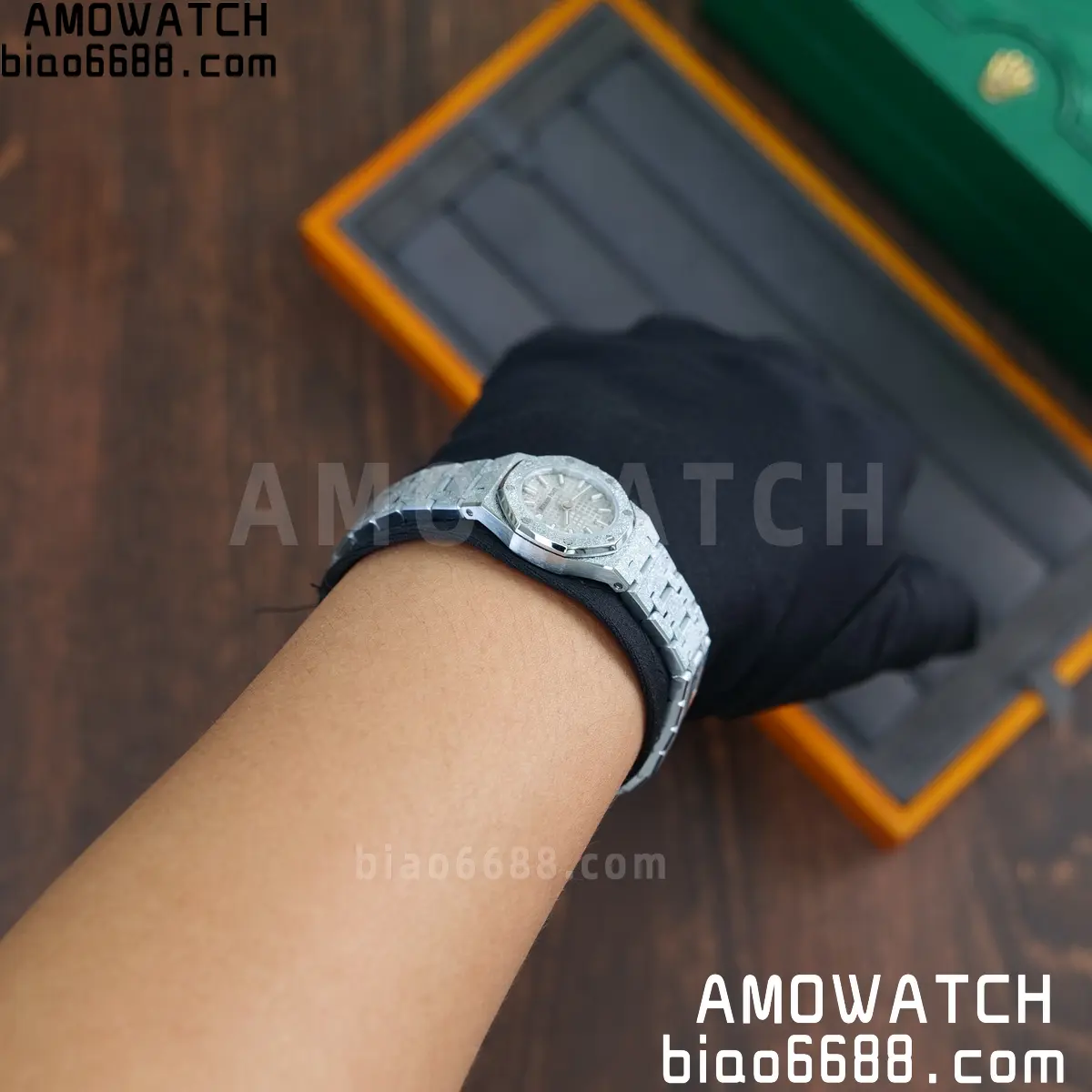 AUDEMARS PIGUET Lady Royal Oak 67630 23mm SS TW Best Edition Silver Dial Swiss Quartz 118 ac44df37d611360 阿默表行AmoWatch
