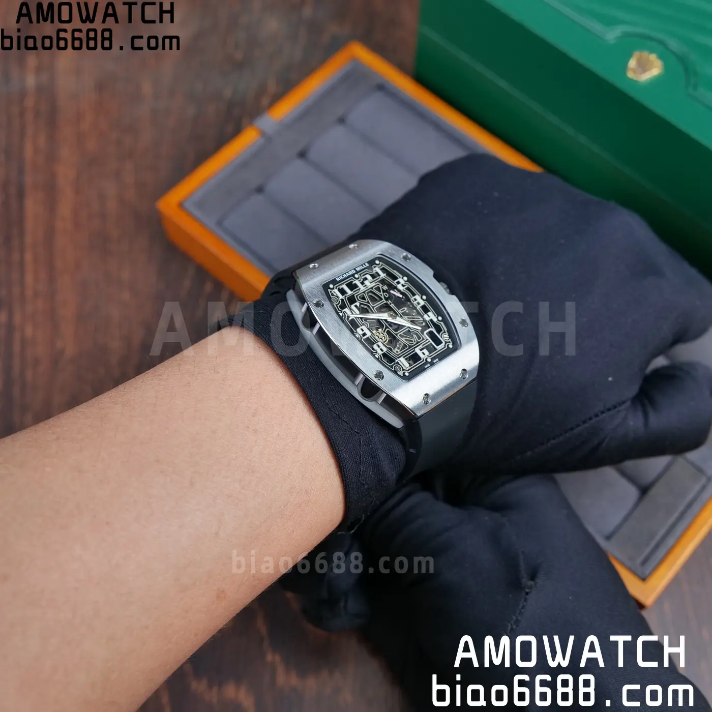 RICHARD MILLE RM67-01 AVF Best Edition Skeleton Dial on Black Rubber Strap CRMA6 115 acf536f51832e7d 阿默表行AmoWatch