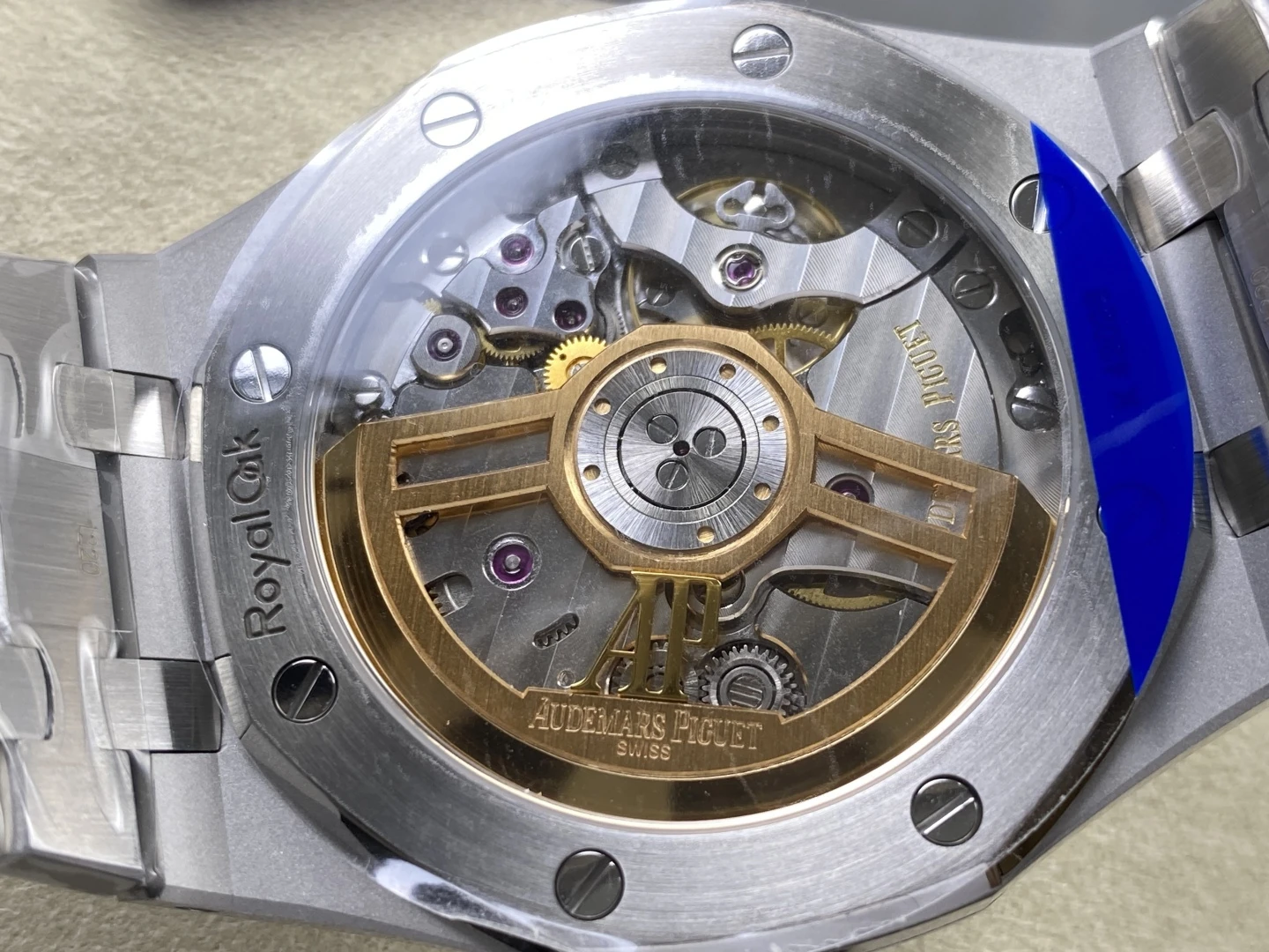 AP Royal Oak 41mm 15500 SS ZF 1:1 Best Edition Gray Textured Dial on SS Bracelet A4302 V3 32 aefe599c04d03a0 阿默表行AmoWatch