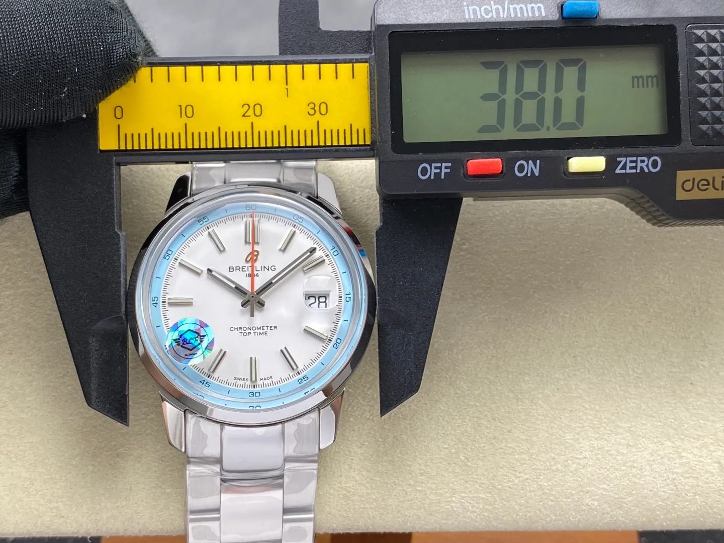 Breitling Top Time B31 BLF 1:1 Best Edition White Dial on SS Bracelet AB31 37 b28a989826453aa 阿默表行AmoWatch