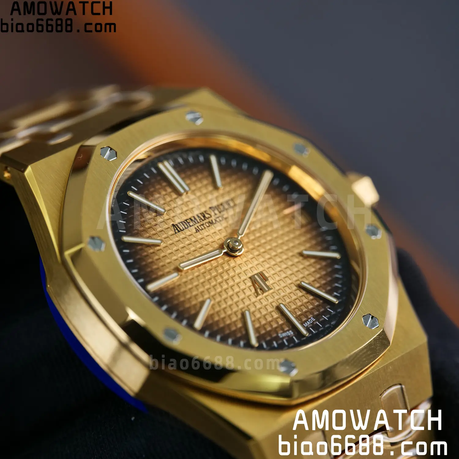 Royal Oak 39mm 16202 YG ZF 1:1 Best Edition YG Smoked Dial on YG Bracelet A7121 82 b2e204309848e1a 阿默表行AmoWatch