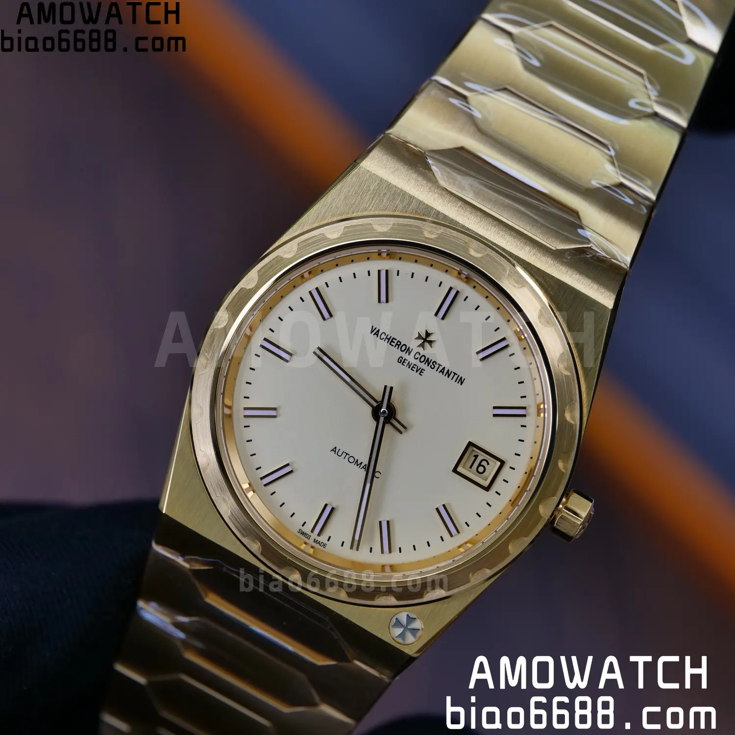 VC Historiques 4200H/222 YG PPF 1:1 Best Edition Blue Dial on SS Bracelet A2455 90 b72507f6dddcbbf 阿默表行AmoWatch