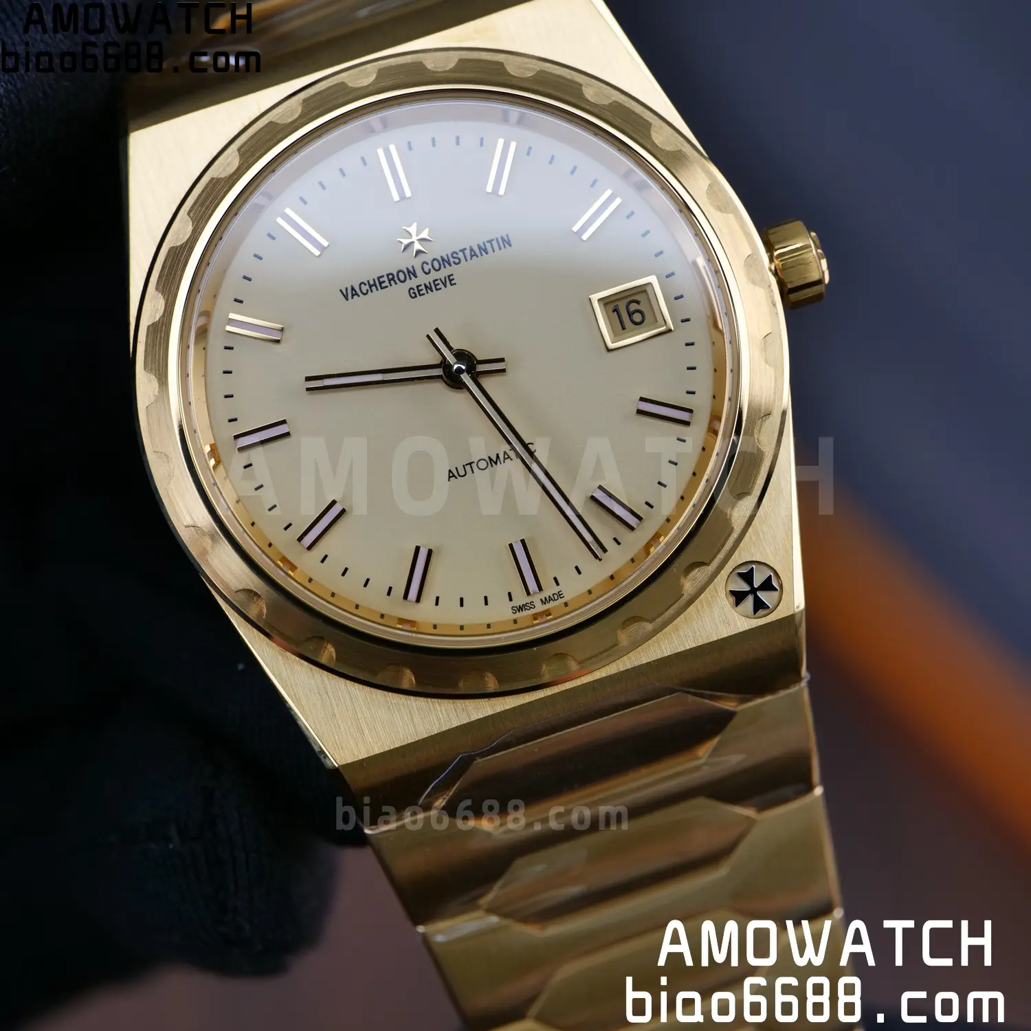 VC Historiques 4200H/222 YG PPF 1:1 Best Edition Blue Dial on SS Bracelet A2455 87 baabf08b16156fc 阿默表行AmoWatch
