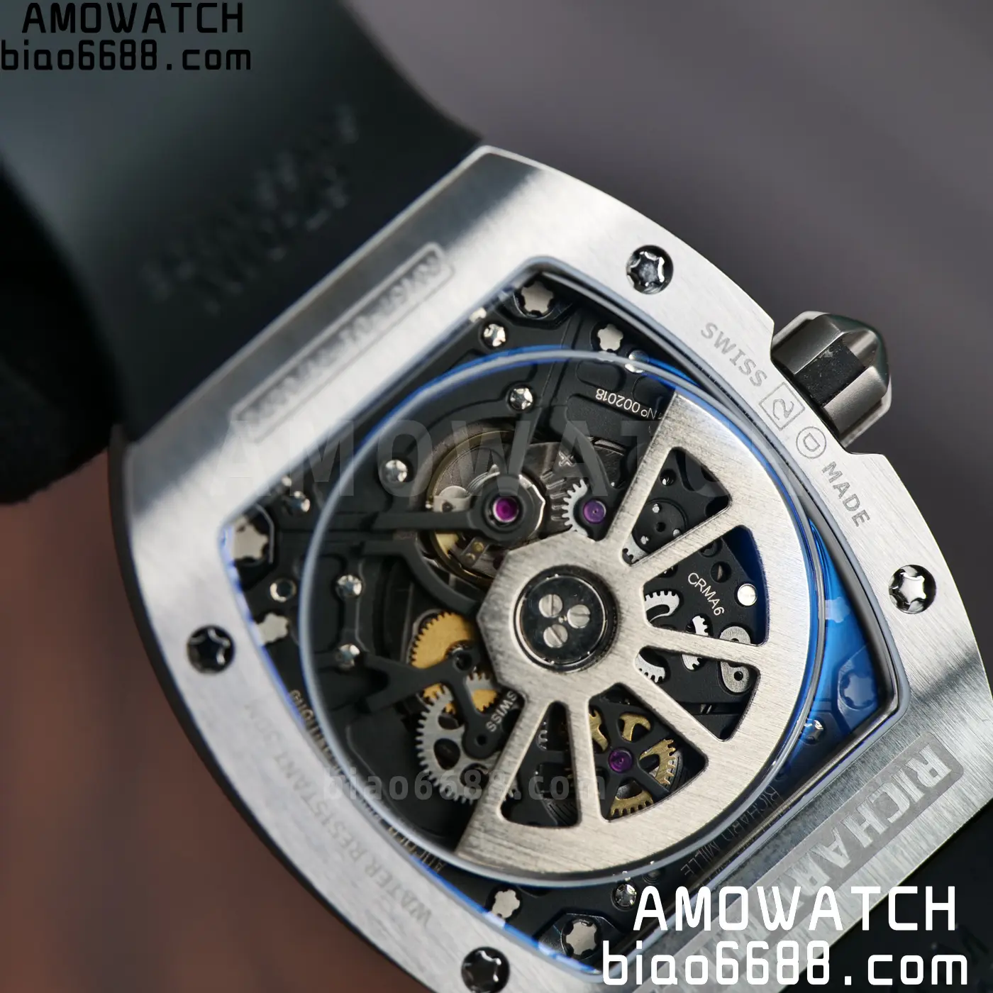 RICHARD MILLE RM67-01 AVF Best Edition Skeleton Dial on Black Rubber Strap CRMA6 109 bd53f0d31c47513 阿默表行AmoWatch
