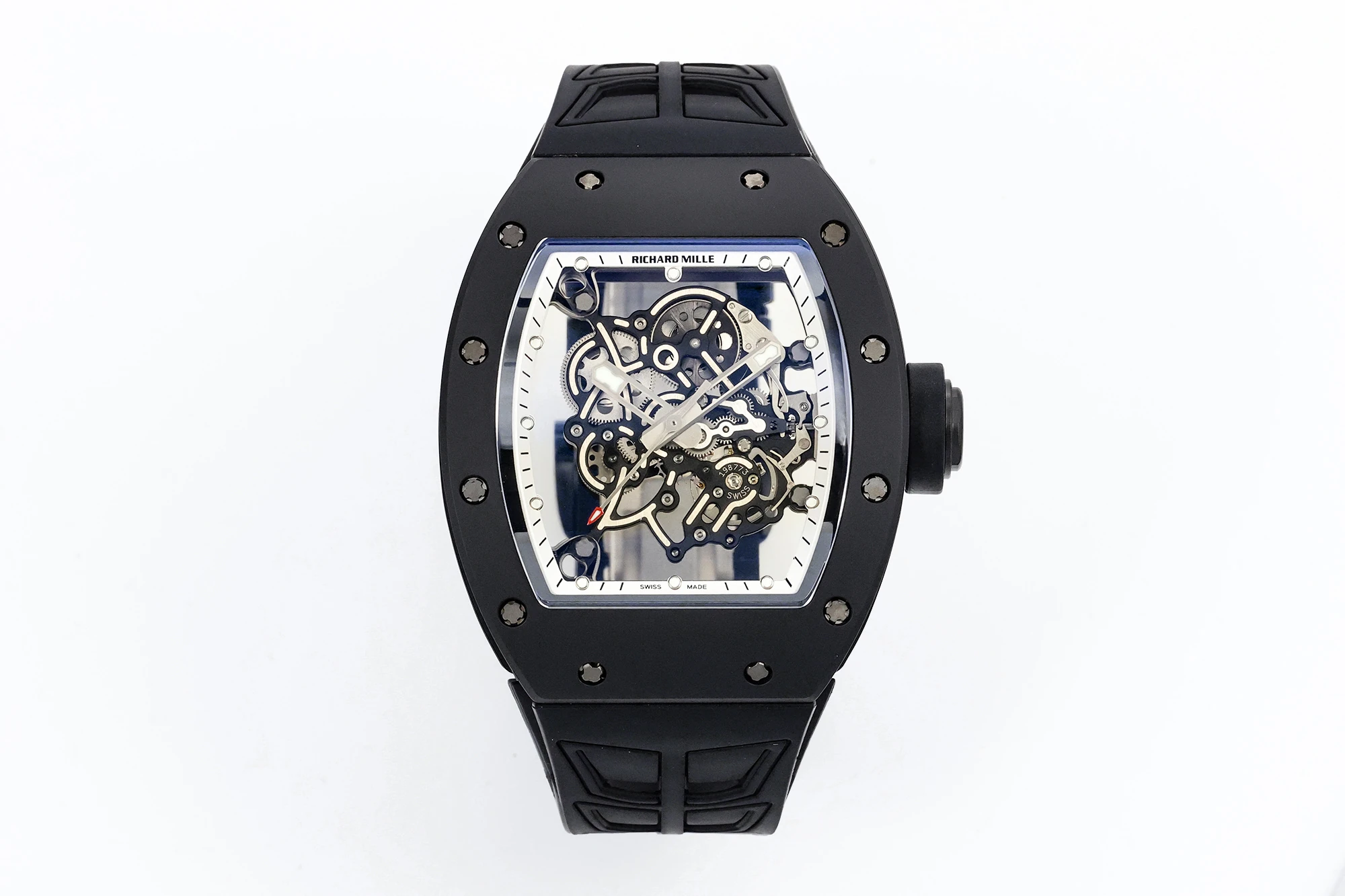 Richard Mille RM055 Black Ceramic ZF 1:1 Best Edition White Bezel Black Crown RMUL2 Super Clone V3 19 bf1b0dcf193208d 阿默表行AmoWatch