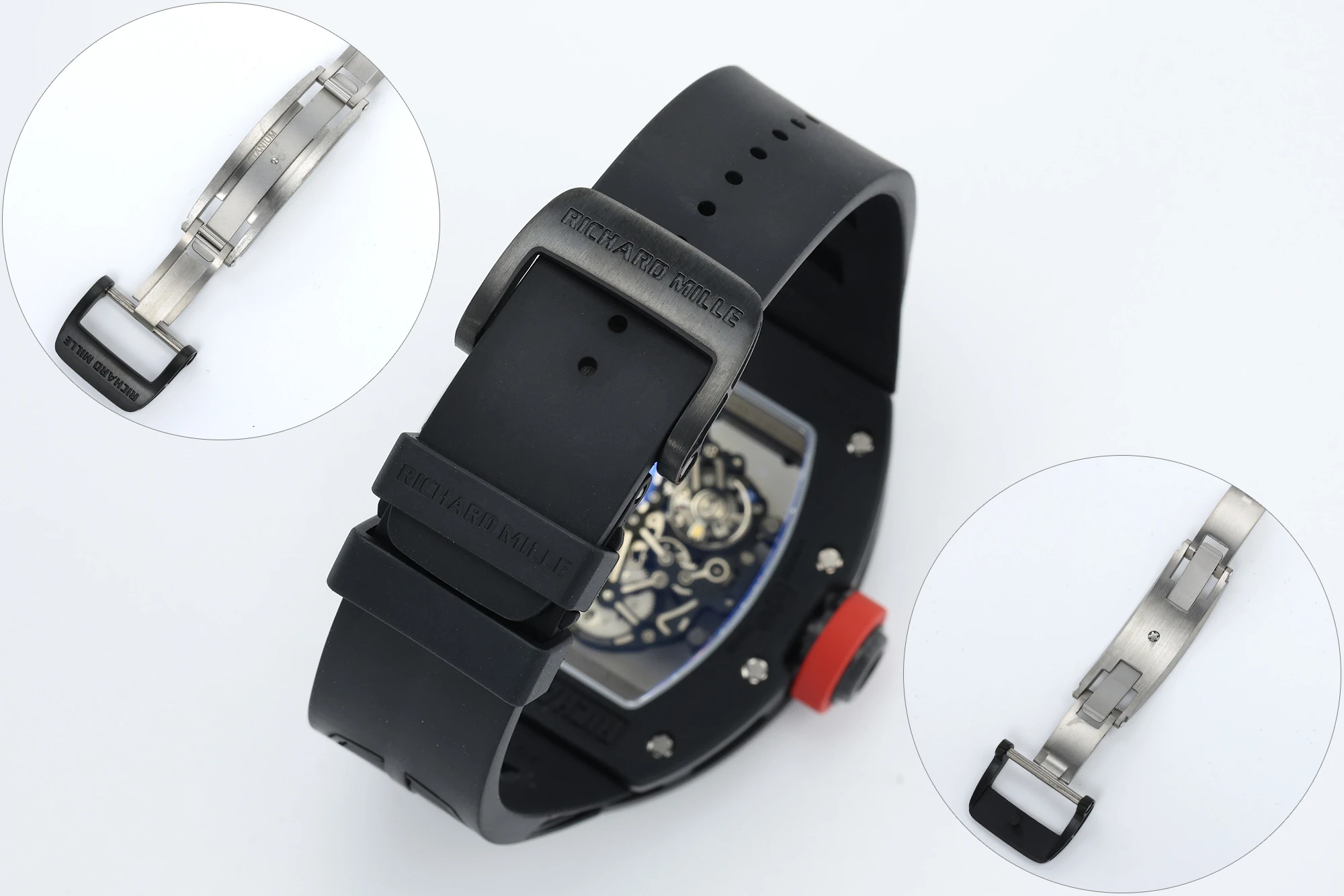 Richard Mille RM055 Black Ceramic ZF 1:1 Best Edition Red/Black Bezel Red Crown RMUL2 Super Clone V3 27 bf8a6e1722e8067 阿默表行AmoWatch
