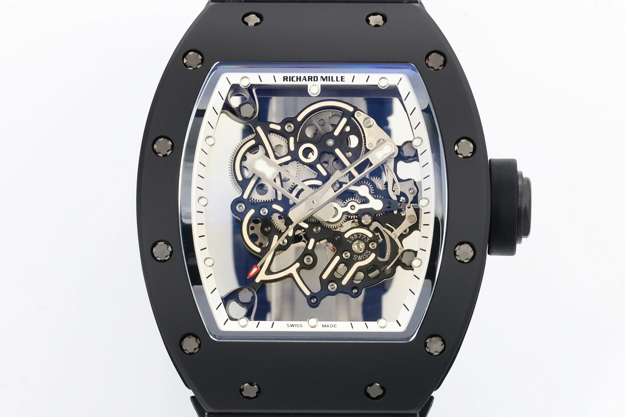 Richard Mille RM055 Black Ceramic ZF 1:1 Best Edition White Bezel Black Crown RMUL2 Super Clone V3 20 c01e8a72deacffb 阿默表行AmoWatch