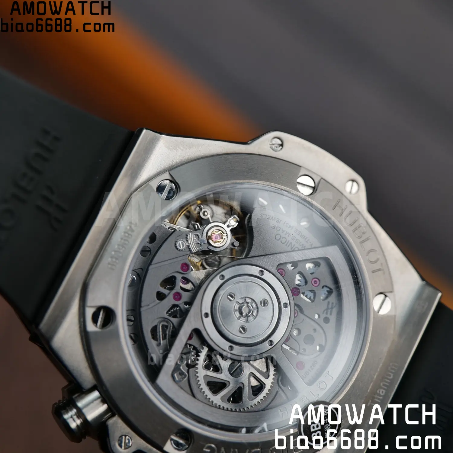 HUBLOT Big Bang Unico 42mm SS BBF 1:1 Best Edition Skeleton Dial on Black Rubber Strap A1280 V2 97 c0b01415efaea6a AMO Watch