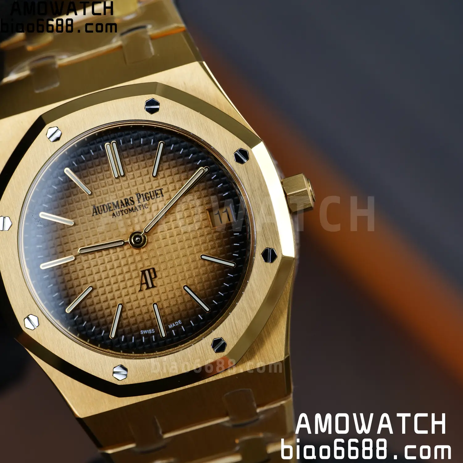 Royal Oak 39mm 16202 YG ZF 1:1 Best Edition YG Smoked Dial on YG Bracelet A7121 78 c12d0c0a2f4d102 阿默表行AmoWatch