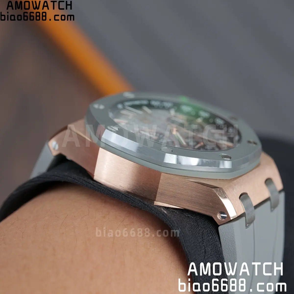 AP Royal Oak Offshore 43mm 26420OI RG DDF 1:1 Best Edition Gray Dial on Gray Rubber Super Clone 4401 (Weighted) 120 c46fae65d20cb62 AMO Watch