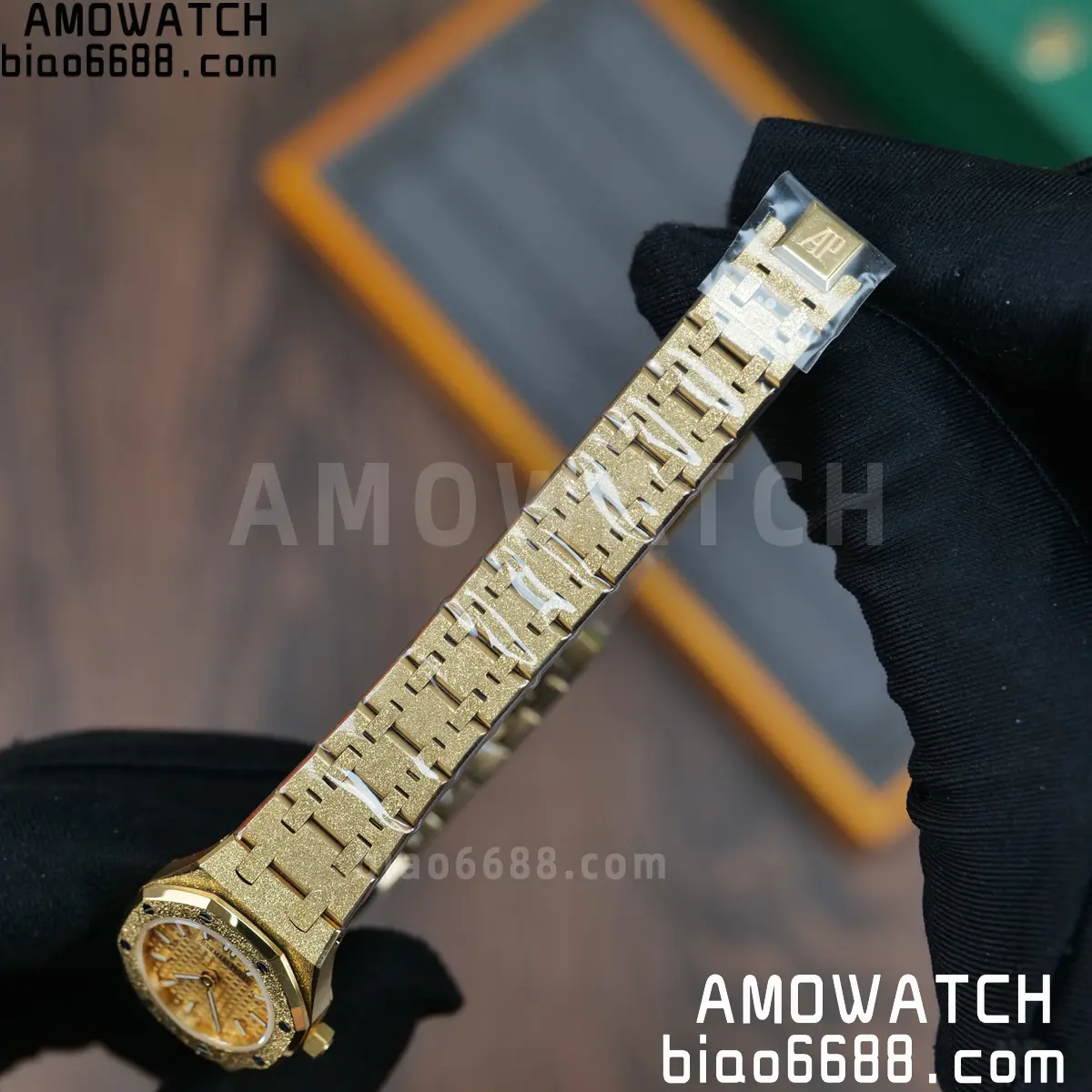 AUDEMARS PIGUET Lady Royal Oak 67630 23mm YG TW Best Edition Silver Dial Swiss Quartz 71 c4fb02ec16c9f5b AMO Watch