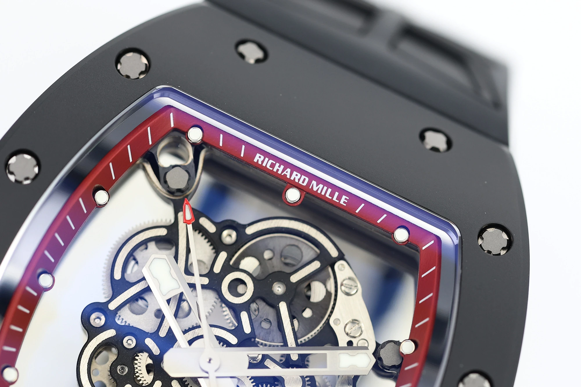 Richard Mille RM055 Black Ceramic ZF 1:1 Best Edition Red Bezel Red Crown RMUL2 Super Clone V3 23 c6bb7607eb3e914 阿默表行AmoWatch