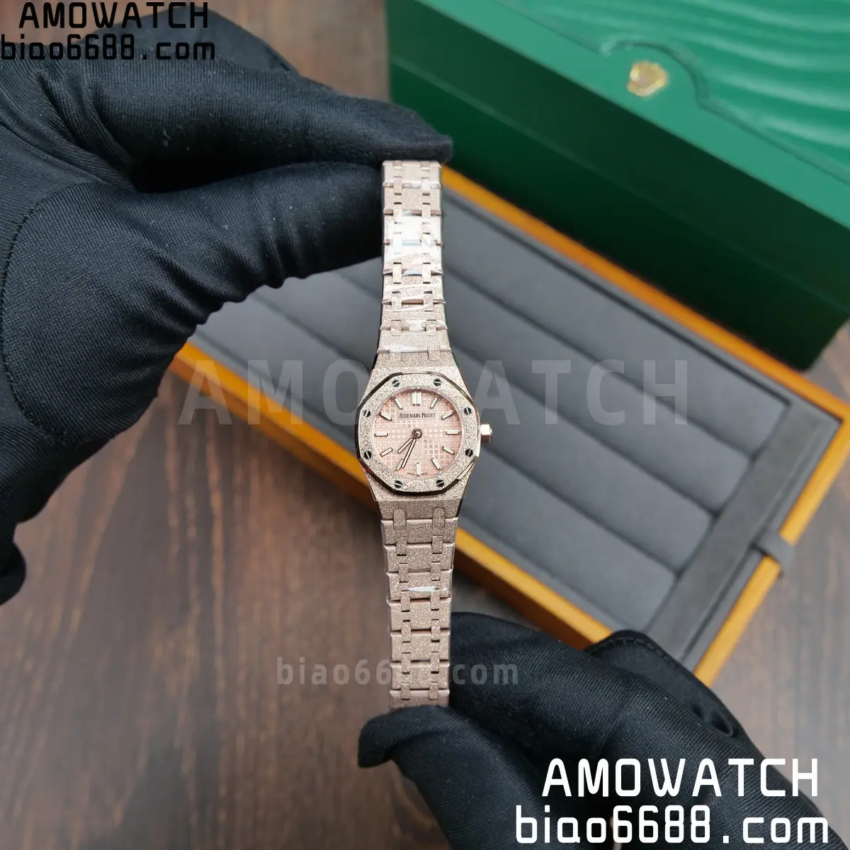 AUDEMARS PIGUET Lady Royal Oak 67630 23mm RG TW Best Edition Silver Dial Swiss Quartz 69 c79c62927a2c030 AMO Watch
