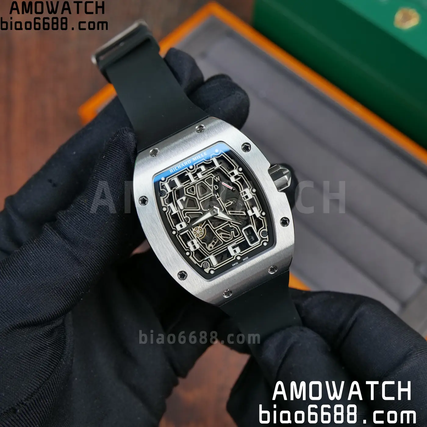 RICHARD MILLE RM67-01 AVF Best Edition Skeleton Dial on Black Rubber Strap CRMA6 81 c9471e3da0434db 阿默表行AmoWatch