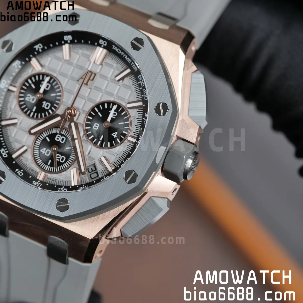 AP Royal Oak Offshore 43mm 26420OI RG DDF 1:1 Best Edition Gray Dial on Gray Rubber Super Clone 4401 (Weighted) 97 ca2a484fb66fbc3 AMO Watch