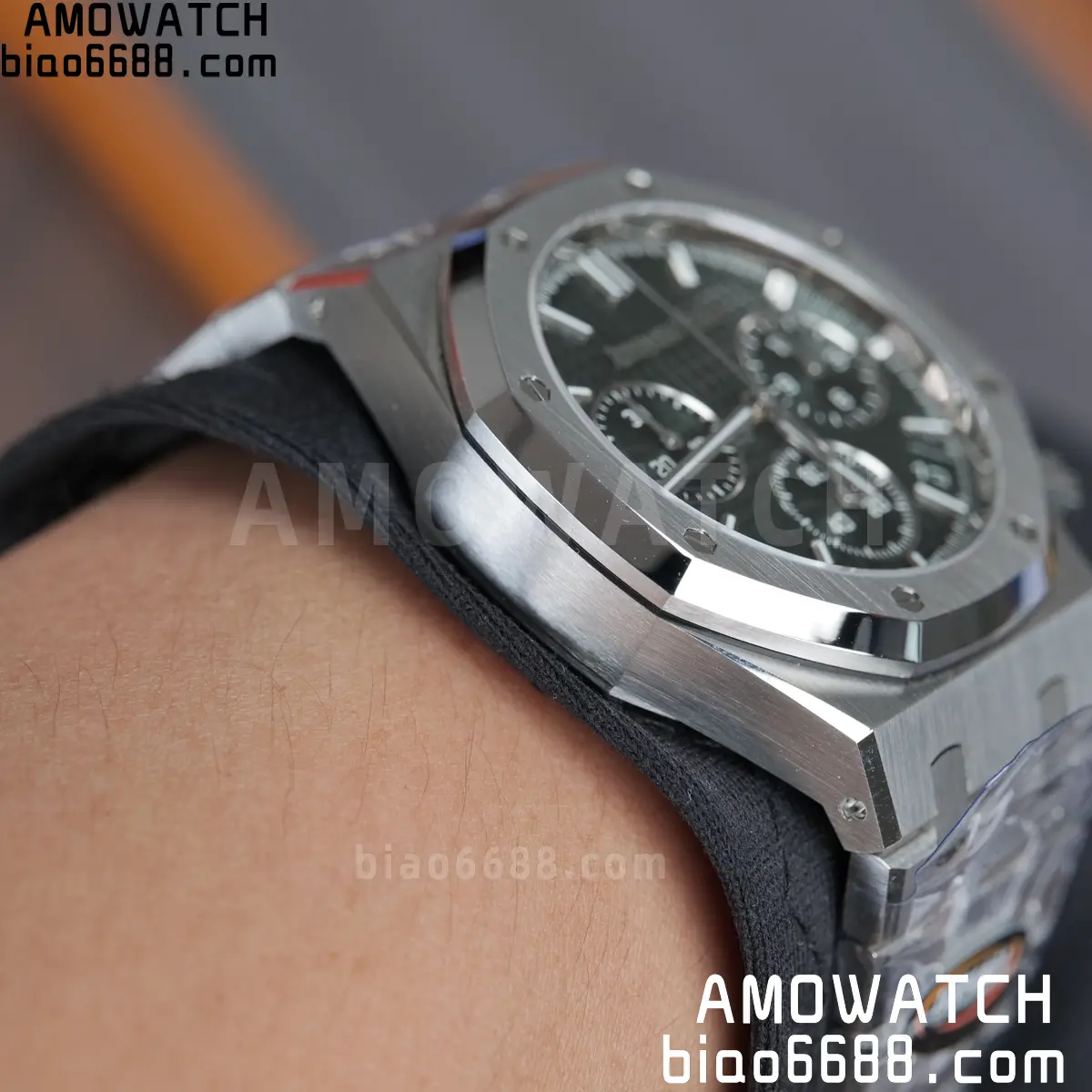 Royal Oak Chrono 26240 SS TOPF 1:1 Best Edition Green Dial on SS Bracelet SA4401 Super Clone 119 cba698cf2d4ef12 阿默表行AmoWatch