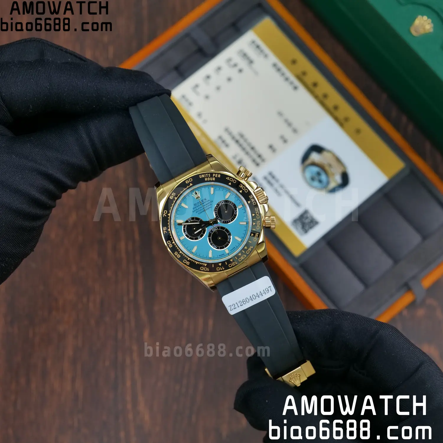 Custom Made Rolex Daytona M126518LN QF 4131 18K Yellow Gold Plated (Weighted) 77 cfc12c623cda6fd AMO Watch