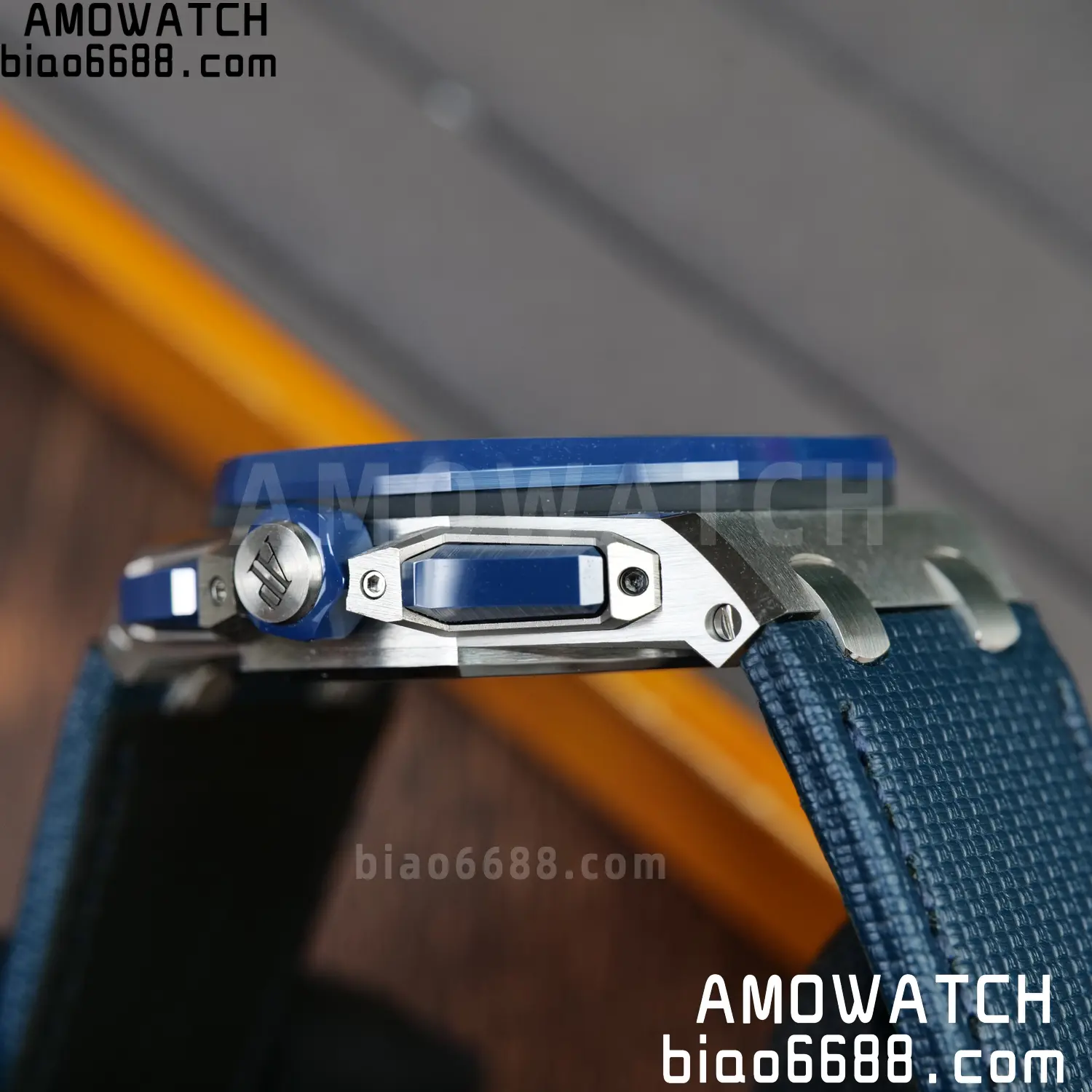 AP Royal Oak Offshore 43mm 26420 SS DDF 1:1 Best Edition Blue Dial on Blue Rubber Super Clone 4401 65 d615061424f6f10 AMO Watch