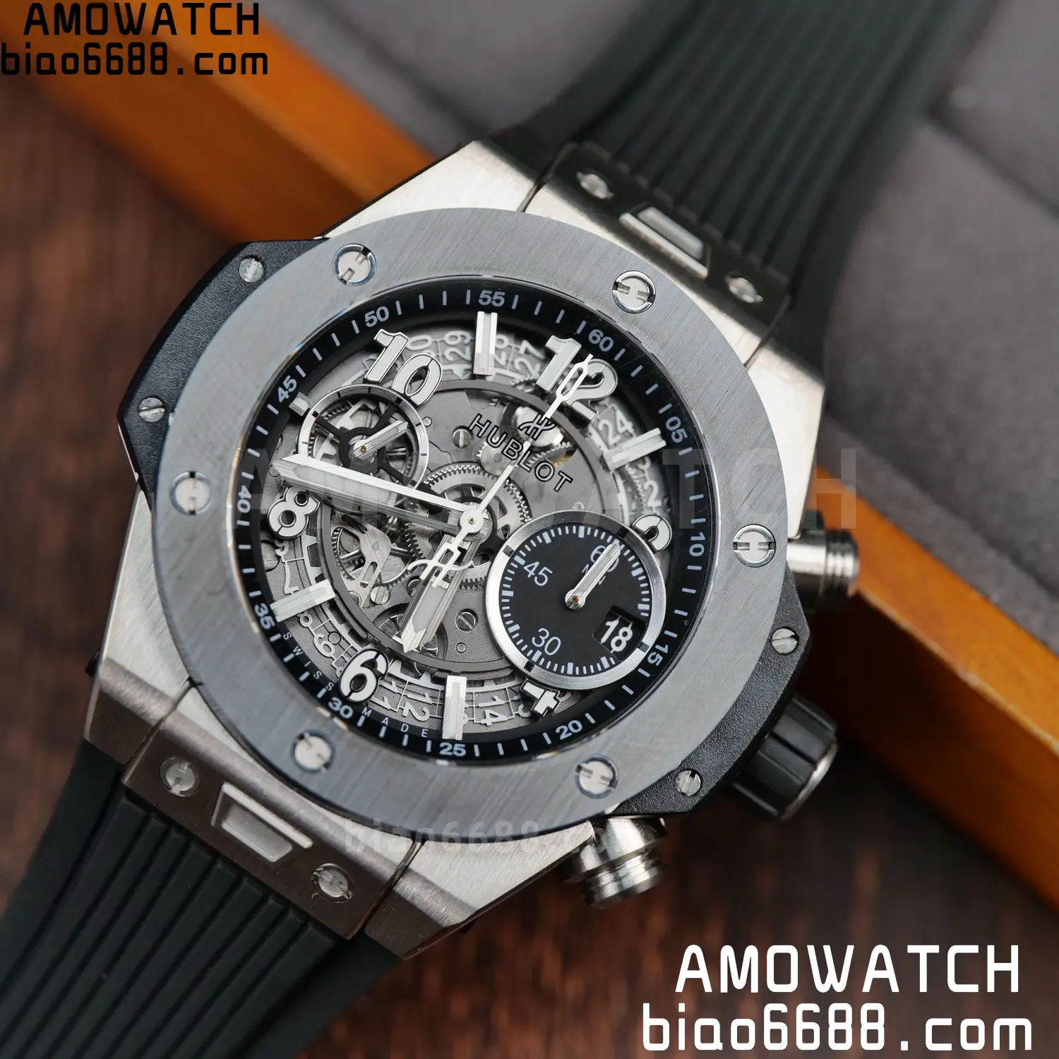 HUBLOT Big Bang Unico 42mm SS BBF 1:1 Best Edition Skeleton Dial on Black Rubber Strap A1280 V2 104 d9dea8d4e62ba05 AMO Watch