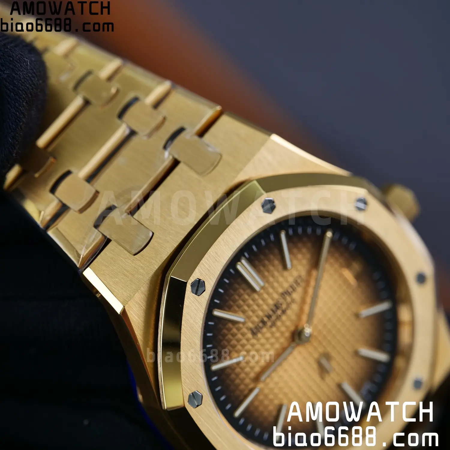 Royal Oak 39mm 16202 YG ZF 1:1 Best Edition YG Smoked Dial on YG Bracelet A7121 77 dc499efaf722a8b 阿默表行AmoWatch