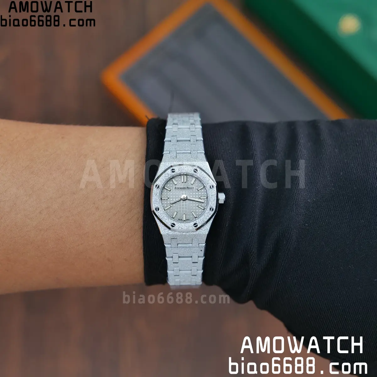 AUDEMARS PIGUET Lady Royal Oak 67630 23mm SS TW Best Edition Silver Dial Swiss Quartz 116 dc75c5d99421924 阿默表行AmoWatch