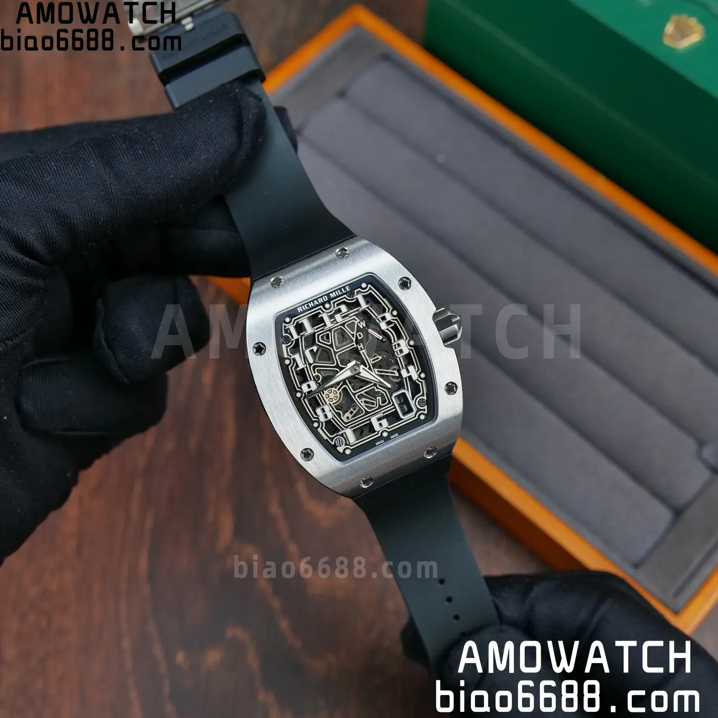RICHARD MILLE RM67-01 AVF Best Edition Skeleton Dial on Black Rubber Strap CRMA6 80 de15c773a0653c5 阿默表行AmoWatch