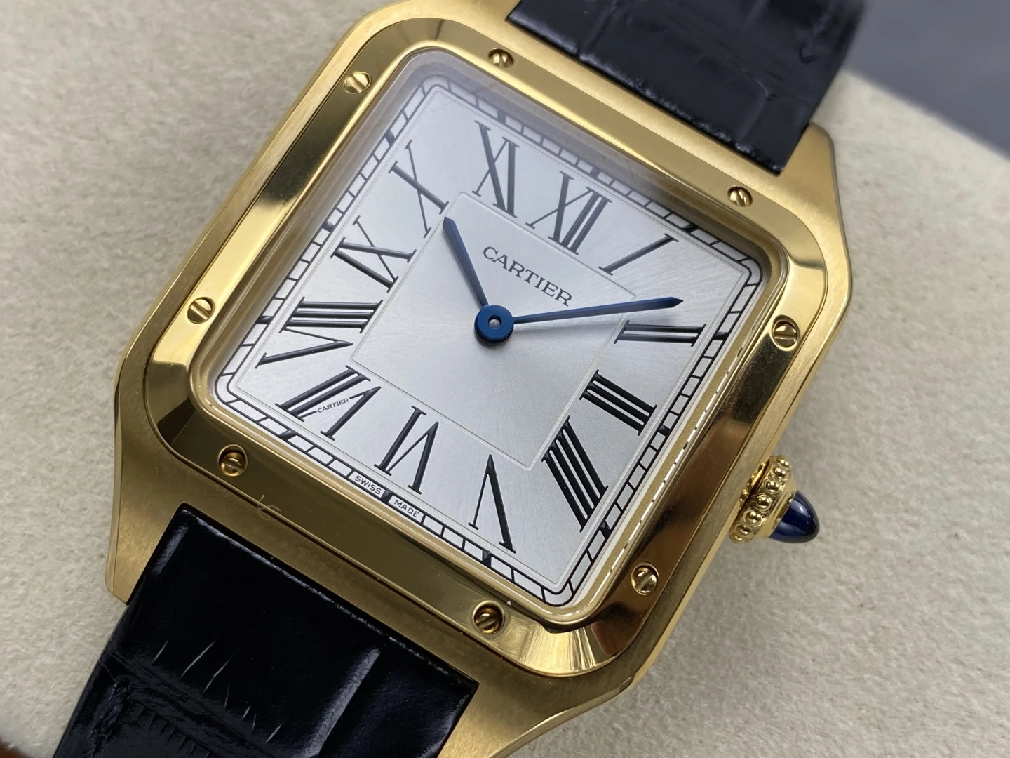 Cartier Santos Dumont YG Large F1 Factory 1:1 Best Edition white Dial Quartz 30 df24ca6e135b7f7 阿默表行AmoWatch
