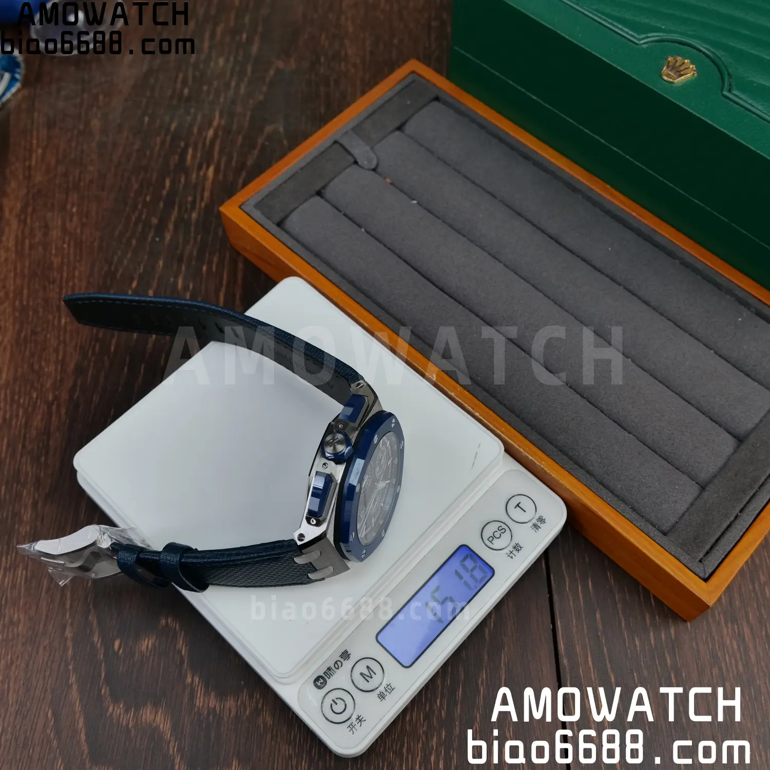 AP Royal Oak Offshore 43mm 26420 SS DDF 1:1 Best Edition Blue Dial on Blue Rubber Super Clone 4401 53 e18e57bf12ebf75 AMO Watch