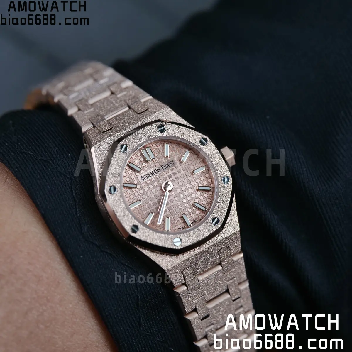 AUDEMARS PIGUET Lady Royal Oak 67630 23mm RG TW Best Edition Silver Dial Swiss Quartz 94 e3fc1efe97ac3fb AMO Watch