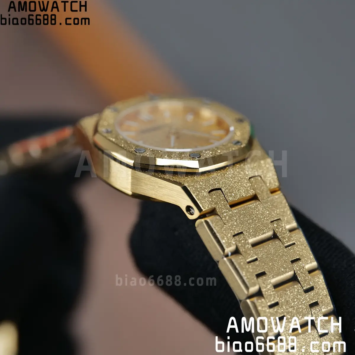 AUDEMARS PIGUET Lady Royal Oak 67630 23mm YG TW Best Edition Silver Dial Swiss Quartz 76 e44f7cde642c20a AMO Watch