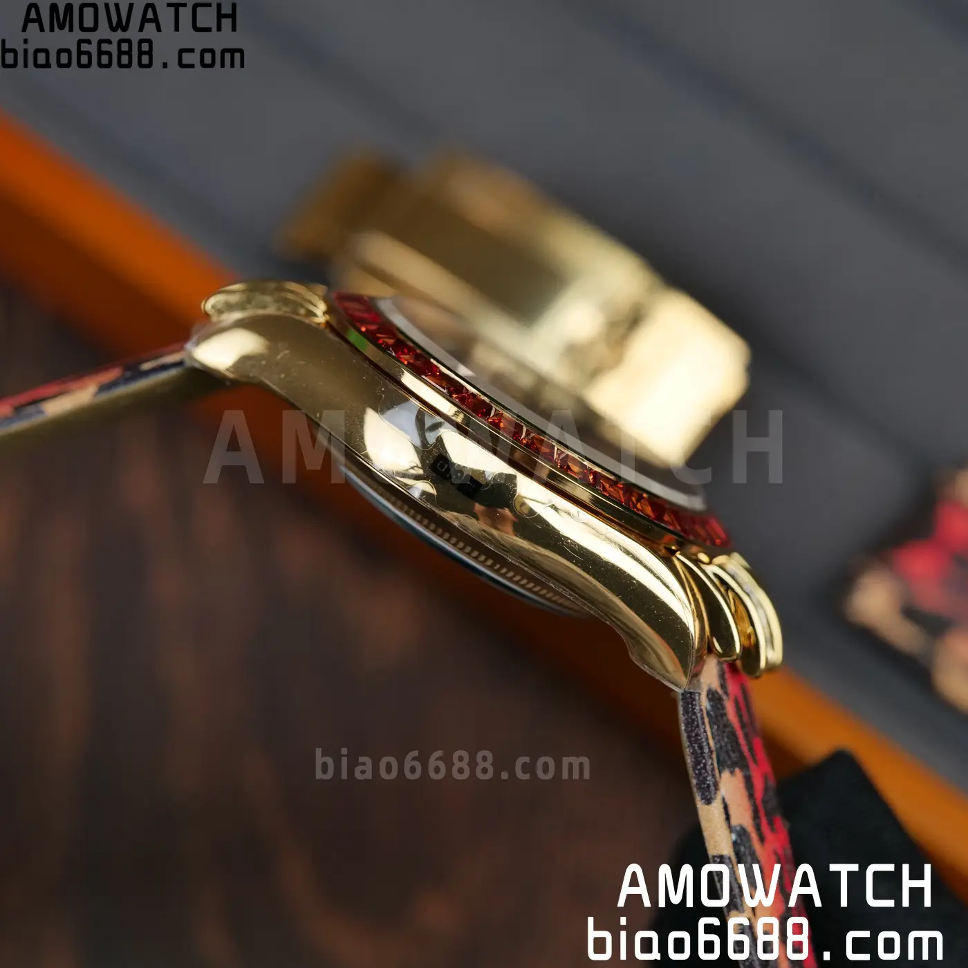 Rolex Daytona 116598SACO PPM Factory Best Edition Leopard Dial on Leopard Leather Strap 4130 77 e84b1c9187659c4 阿默表行AmoWatch