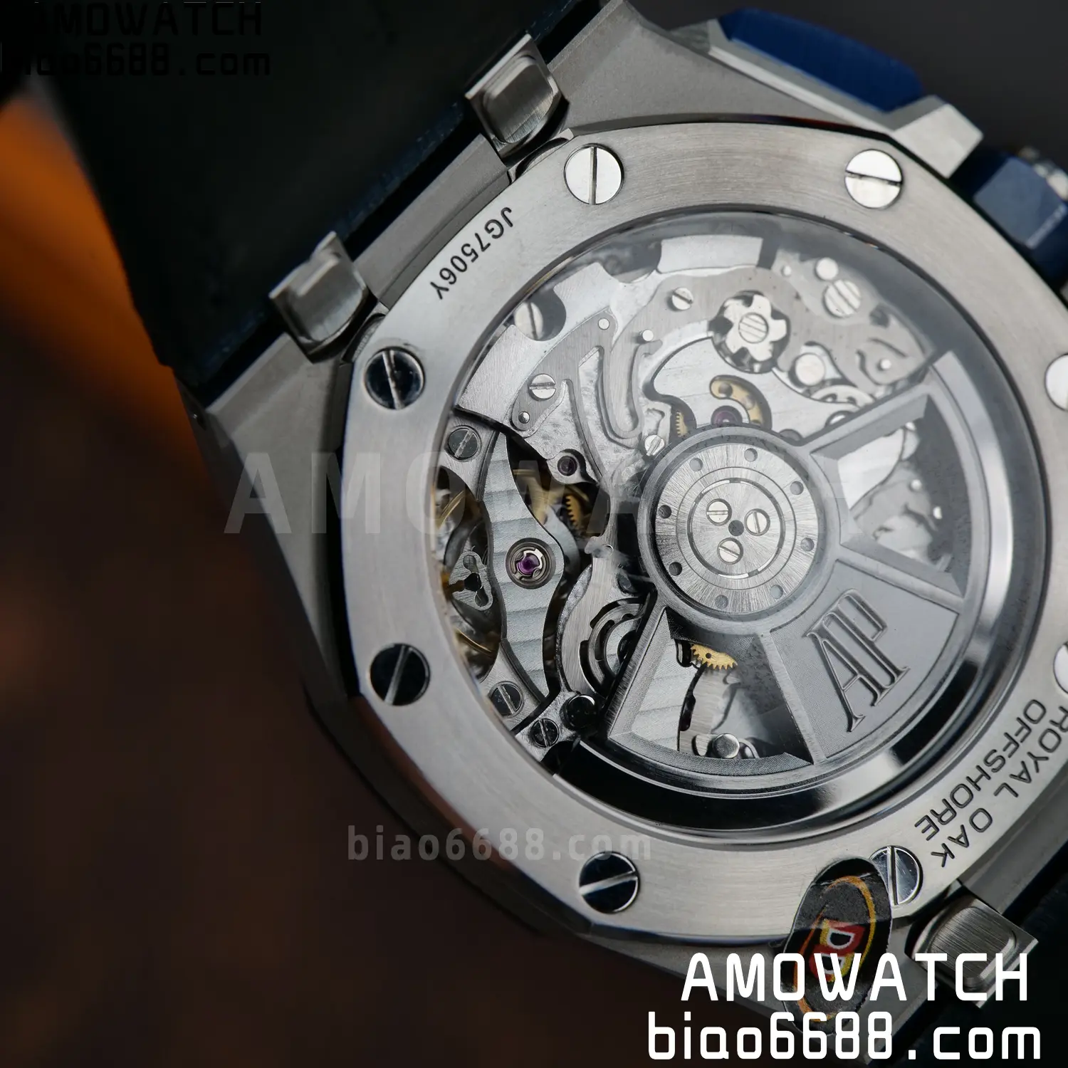 AP Royal Oak Offshore 43mm 26420 SS DDF 1:1 Best Edition Blue Dial on Blue Rubber Super Clone 4401 71 e9d4c1c41b00092 AMO Watch
