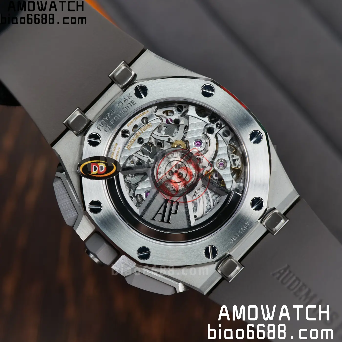 AP Royal Oak Offshore 43mm 26420so SS DDF 1:1 Best Edition Gray/Blue Dial on Gray Rubber Strap DD4401 Super Clone 91 ebbf5e2163e104d 阿默表行AmoWatch