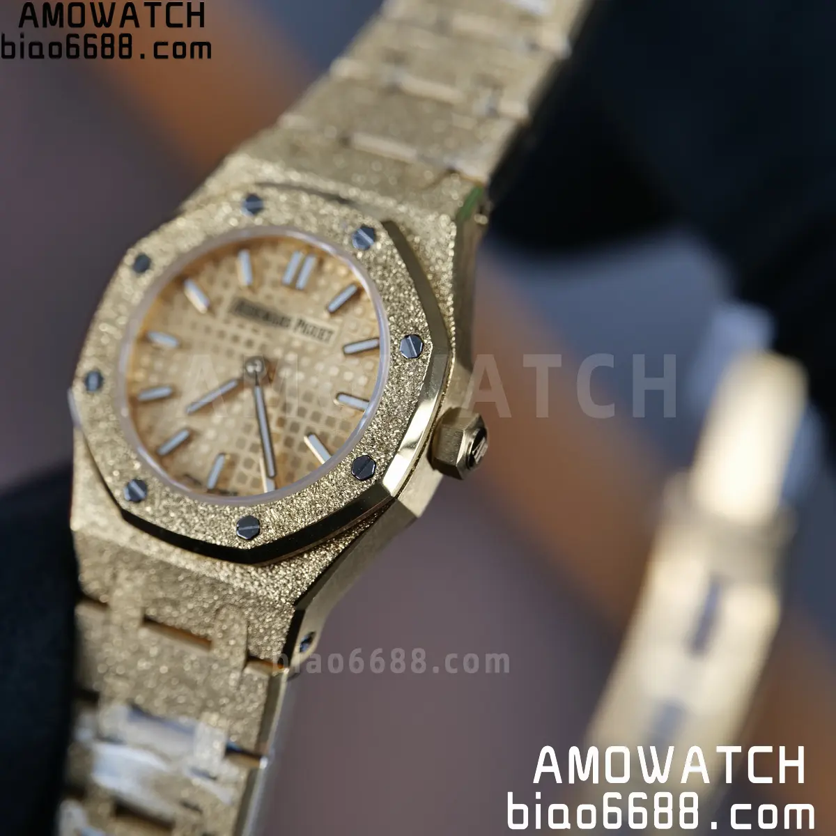 AUDEMARS PIGUET Lady Royal Oak 67630 23mm YG TW Best Edition Silver Dial Swiss Quartz 78 eed149c9b691082 AMO Watch