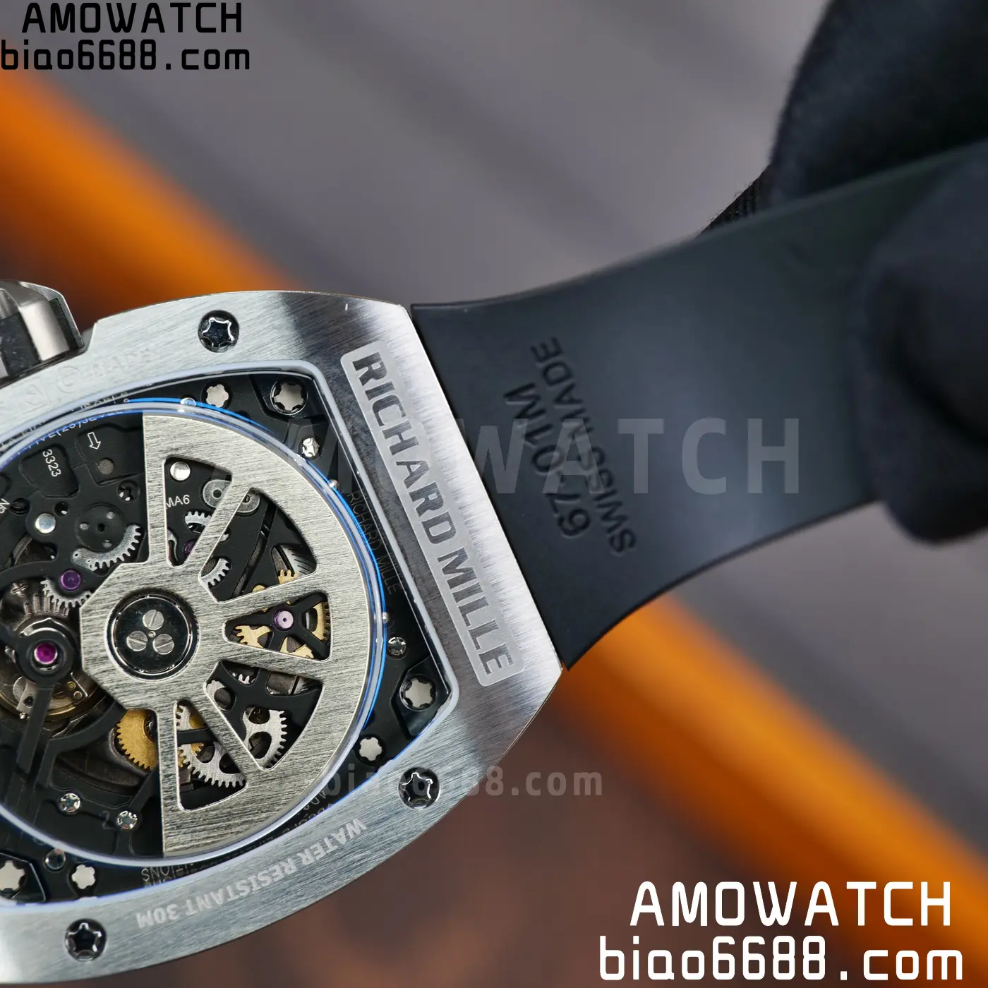 RICHARD MILLE RM67-01 AVF Best Edition Skeleton Dial on Black Rubber Strap CRMA6 110 f7931c0d78fe6c4 阿默表行AmoWatch
