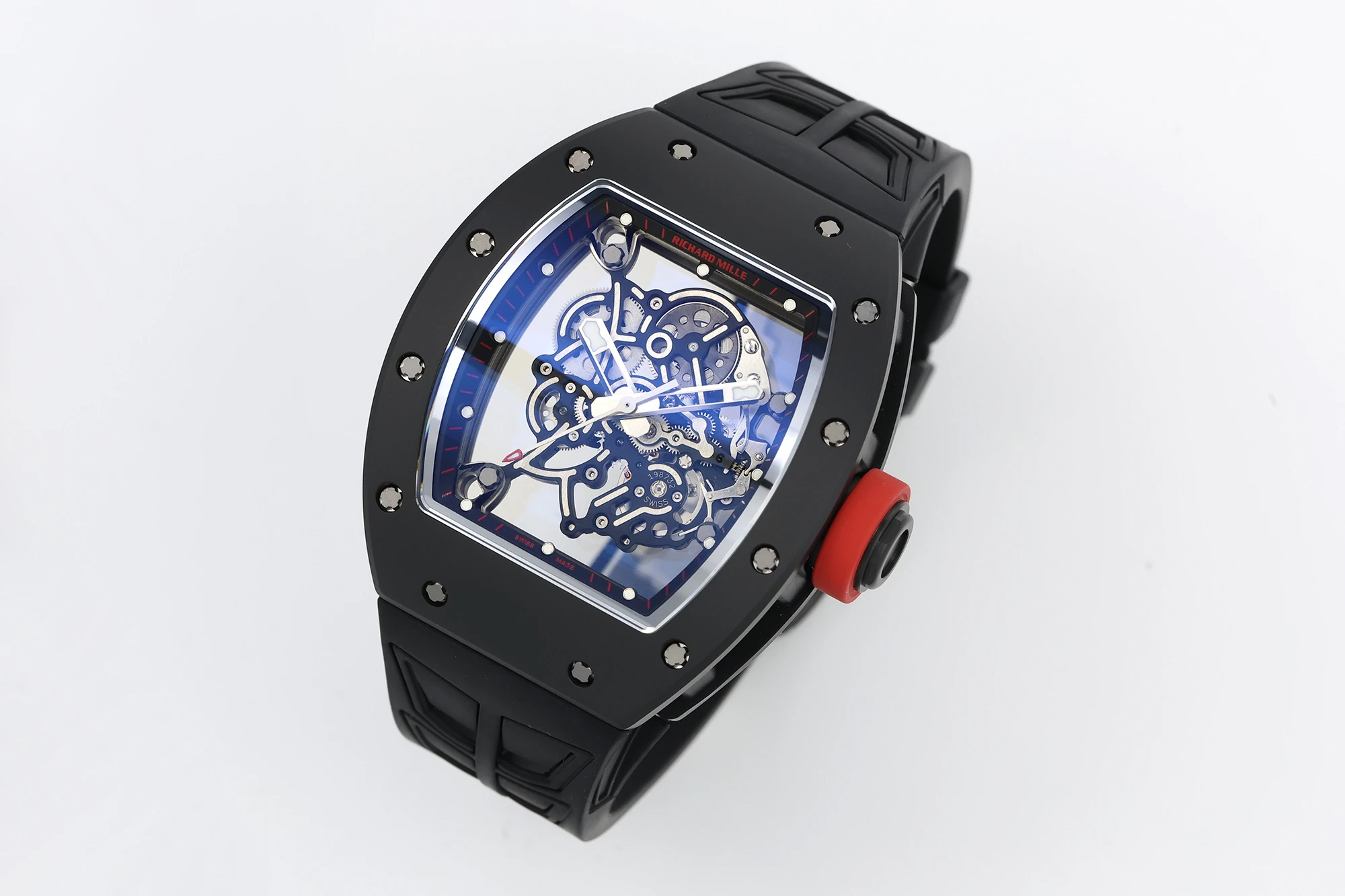 Richard Mille RM055 Black Ceramic ZF 1:1 Best Edition Red/Black Bezel Red Crown RMUL2 Super Clone V3 20 f87d41ad7827a87 阿默表行AmoWatch