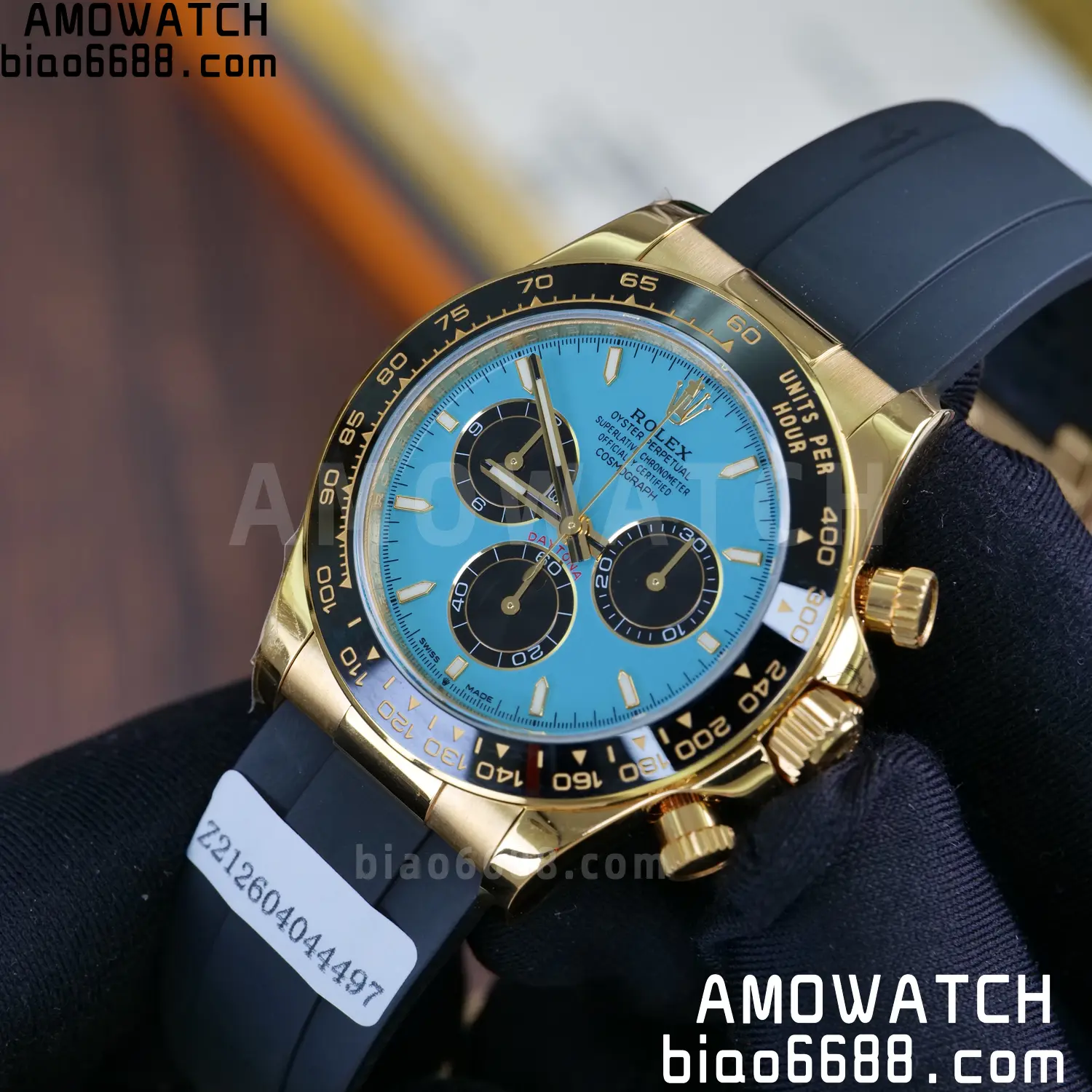 Custom Made Rolex Daytona M126518LN QF 4131 18K Yellow Gold Plated (Weighted) 89 f8c06bb92e79e6b AMO Watch