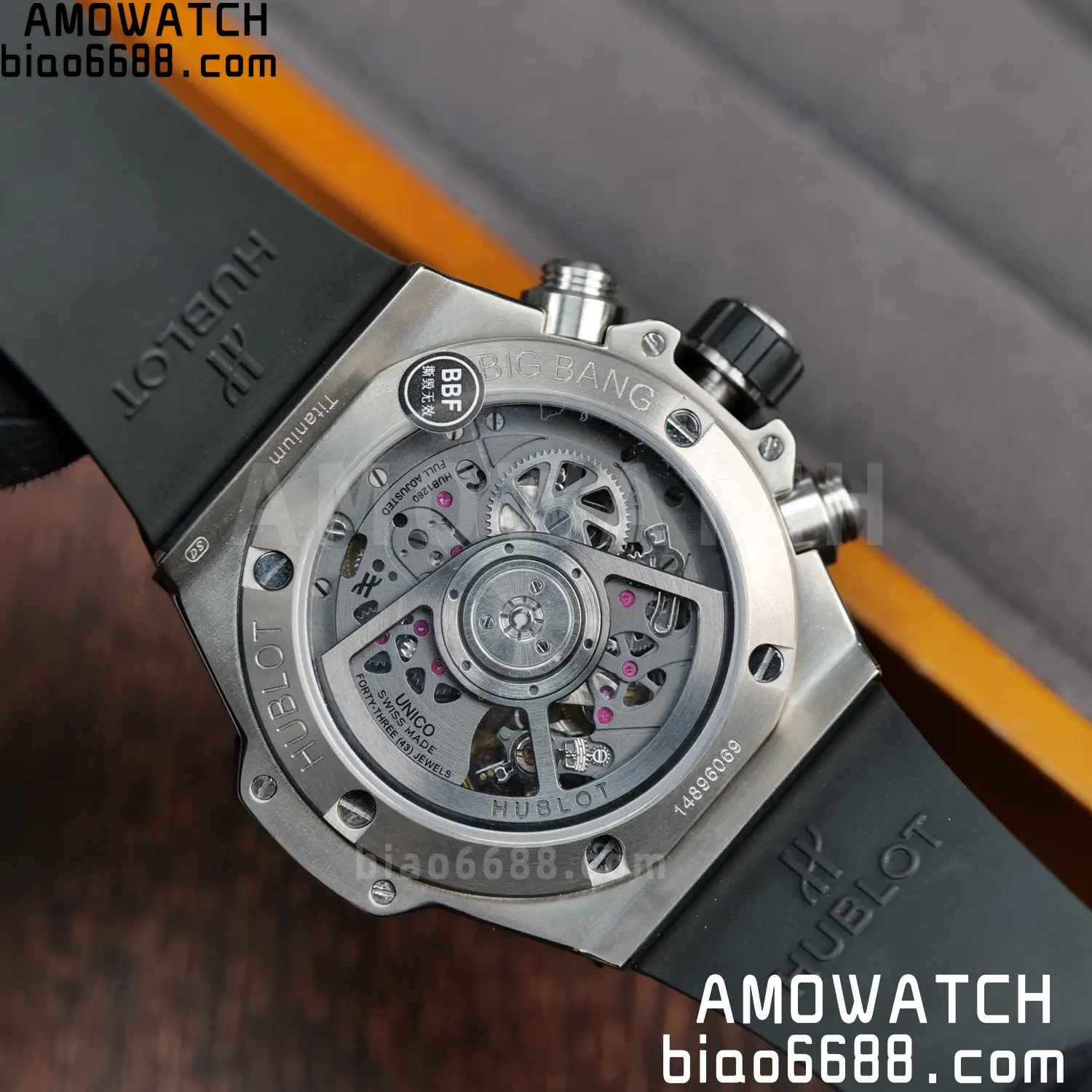 HUBLOT Big Bang Unico 42mm SS BBF 1:1 Best Edition Skeleton Dial on Black Rubber Strap A1280 V2 95 f9494f844409146 AMO Watch
